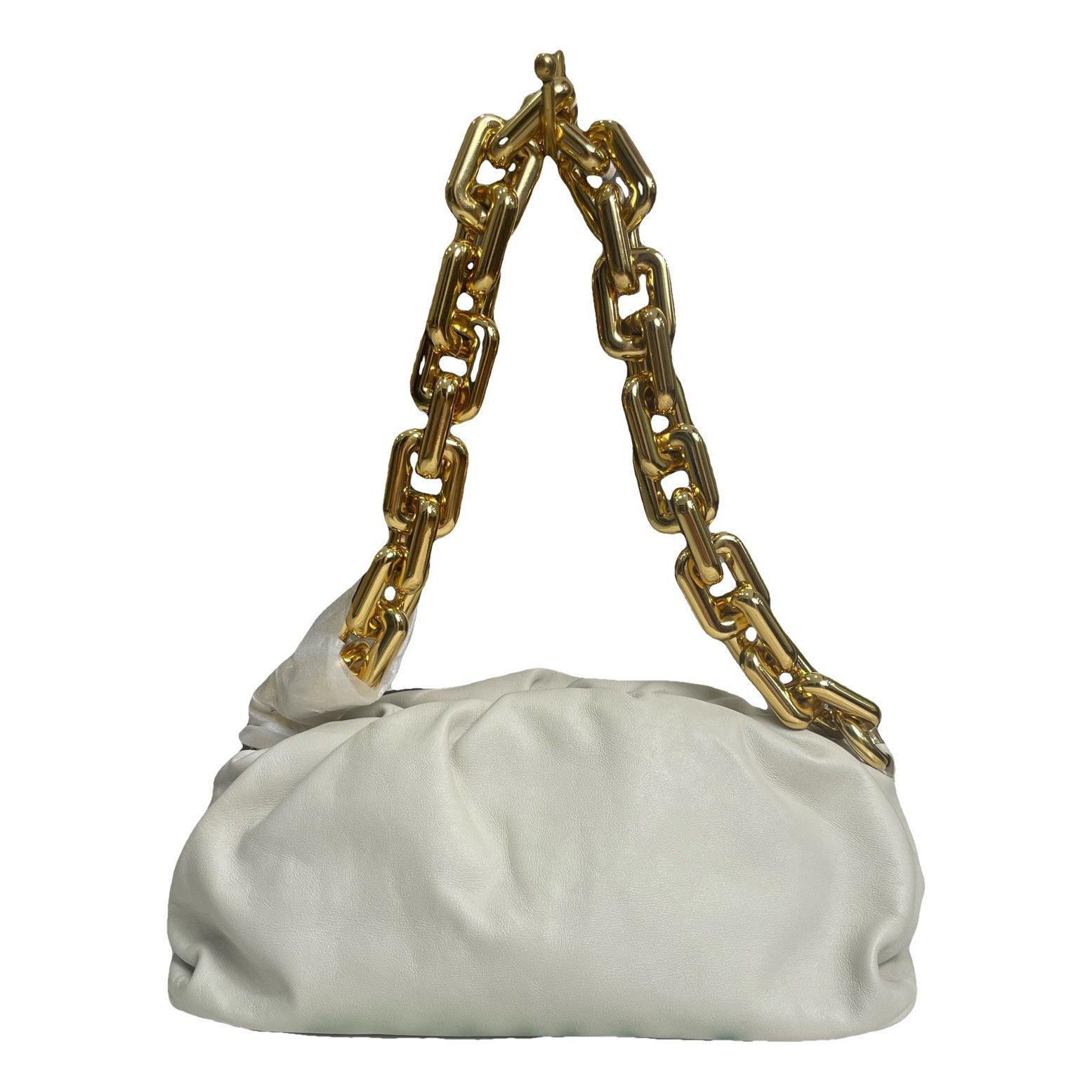 Chain Pouch leather handbag