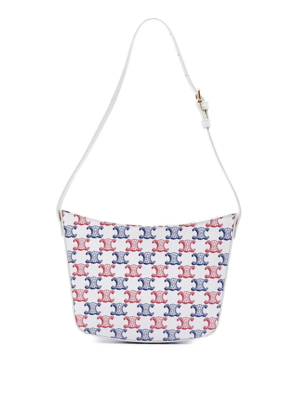2023 Medium Triomphe Coated Canvas Croque shoulder bag
