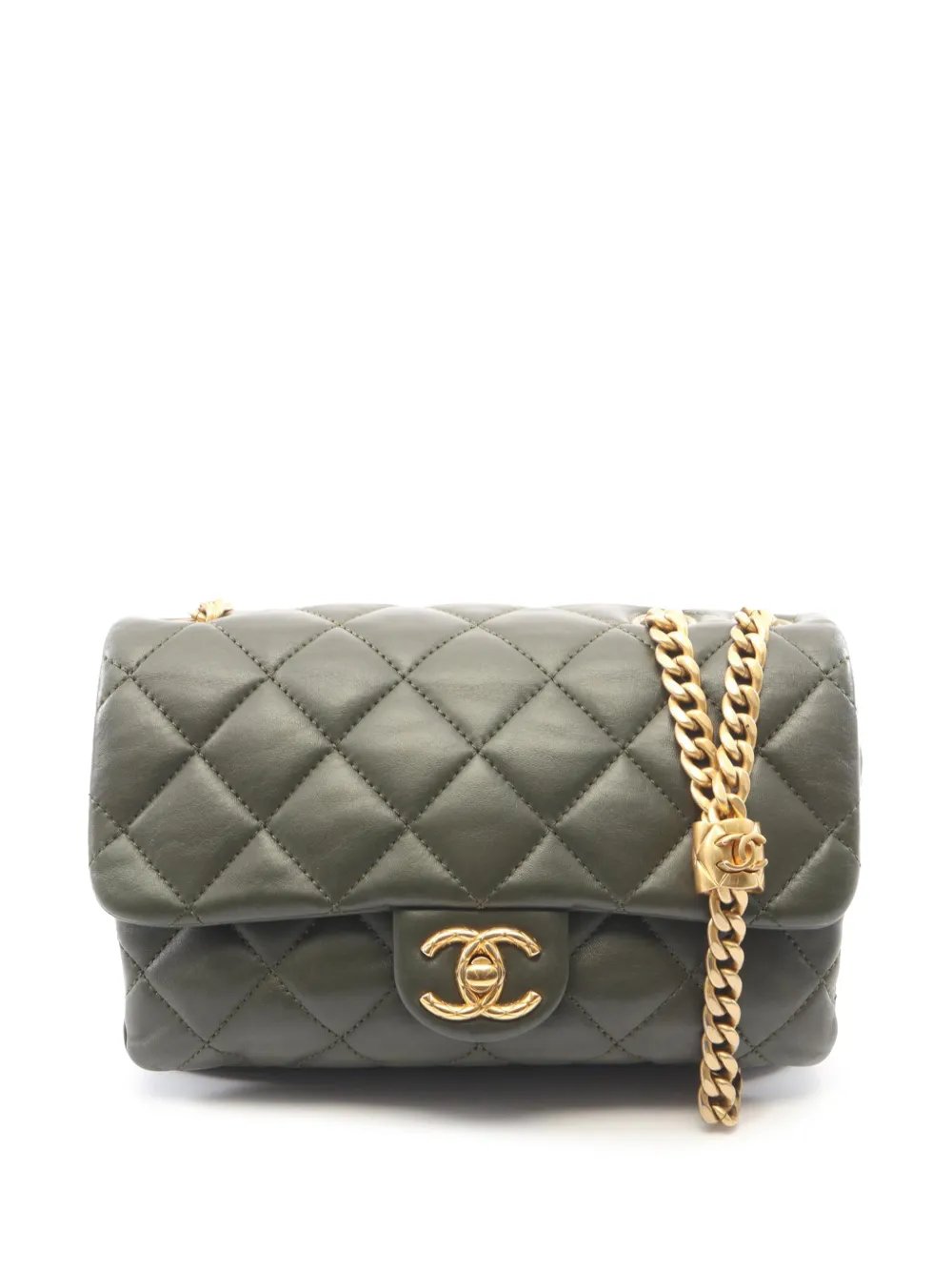 2021-2026 Small Quilted Lambskin Pillow Crush Flap crossbody bag