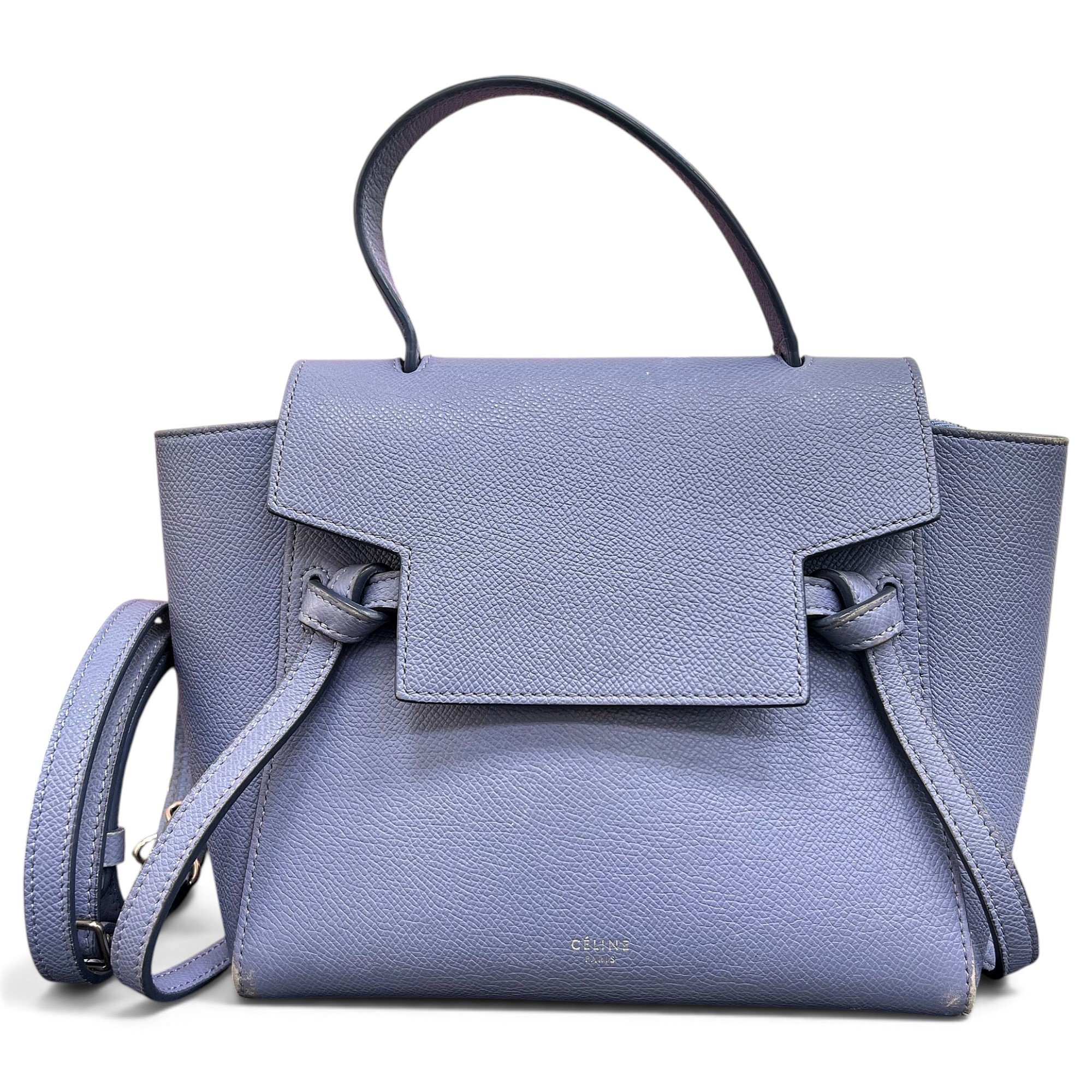 Belt leather handbag