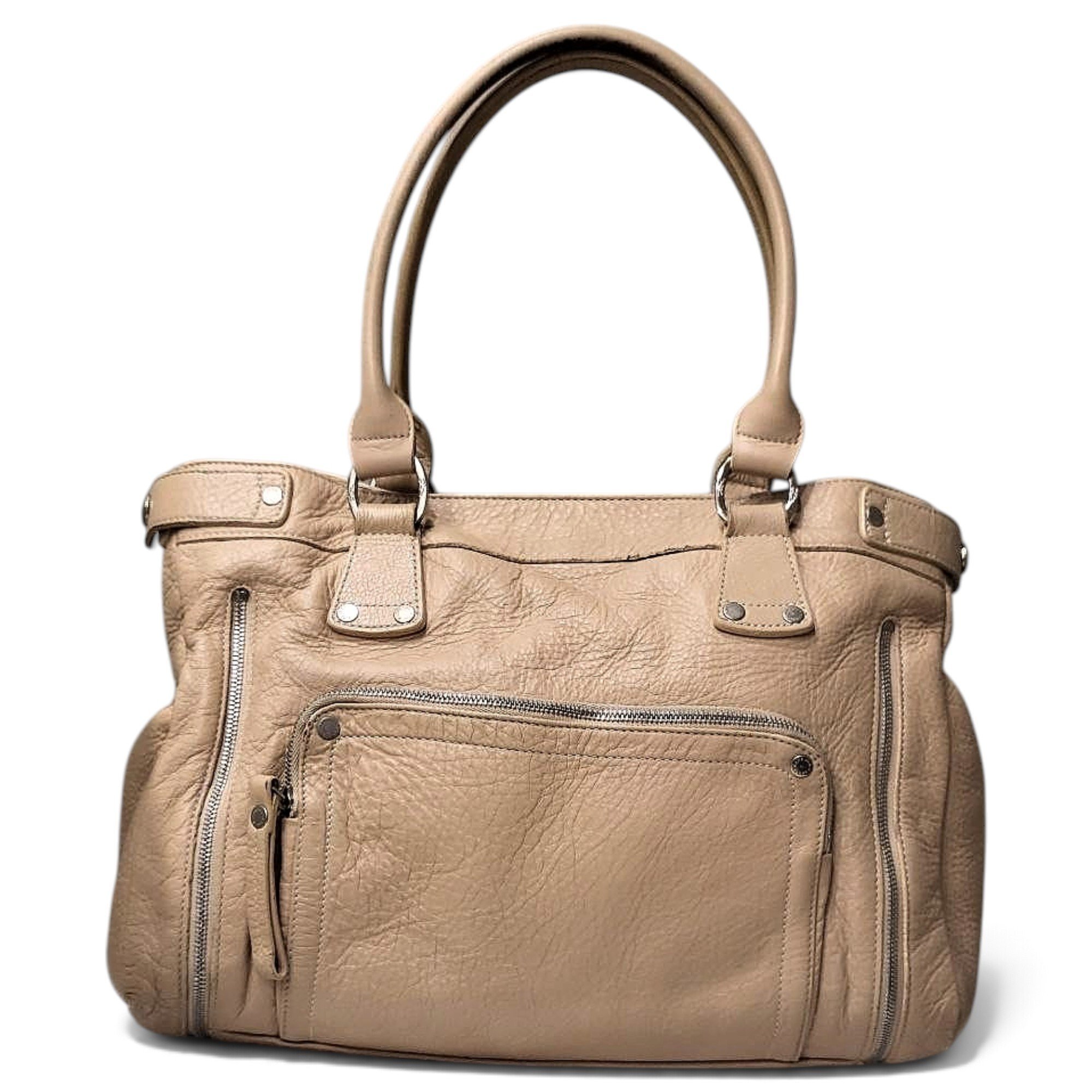 Leather handbag