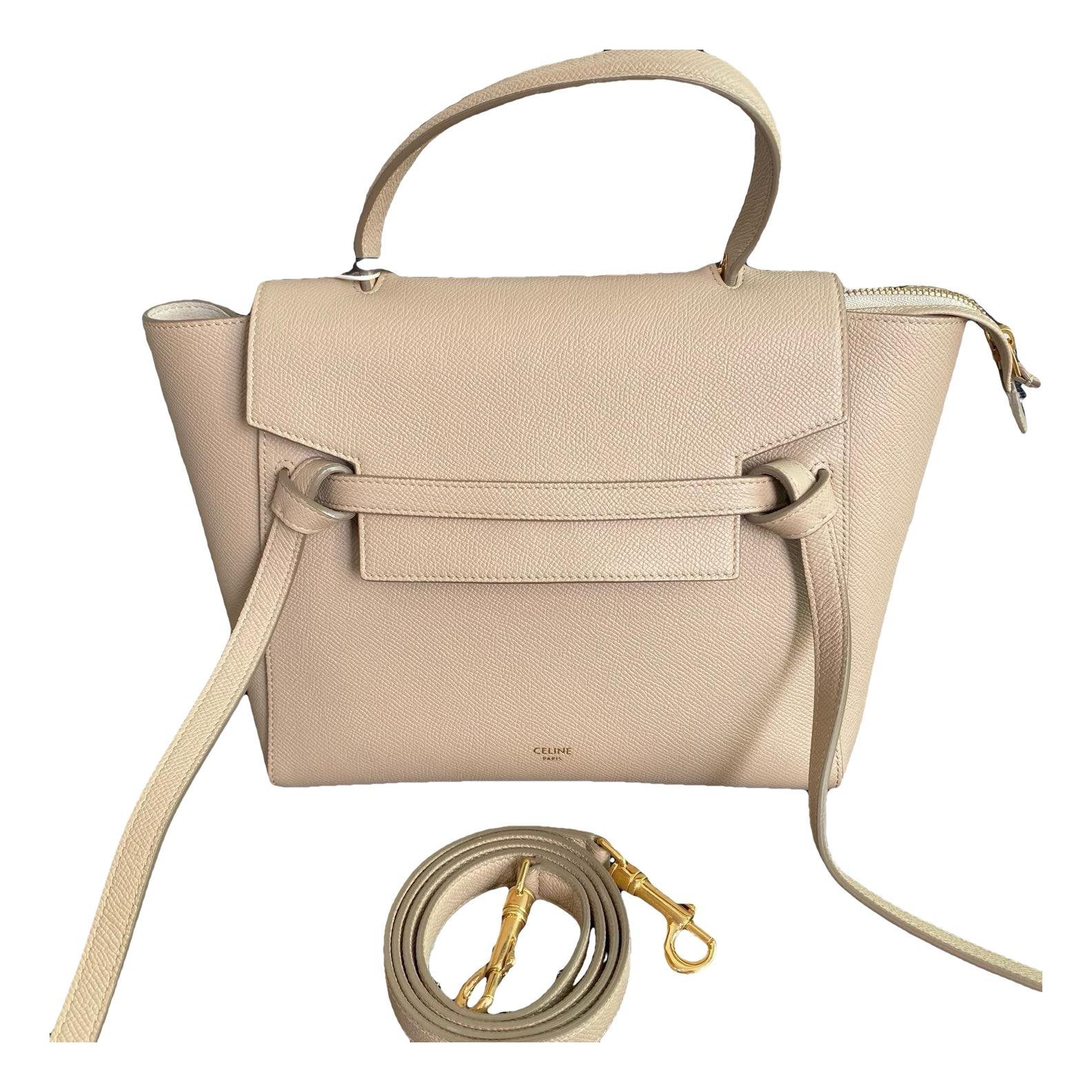 Belt leather handbag