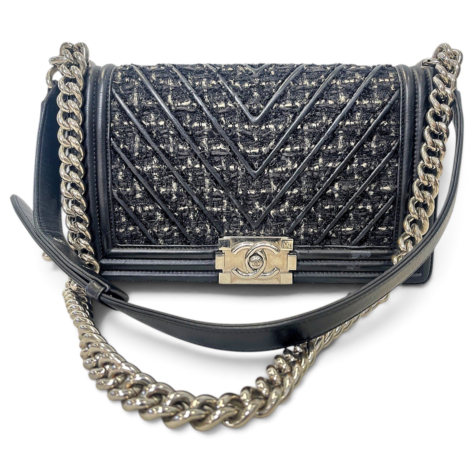 Boy leather crossbody bag