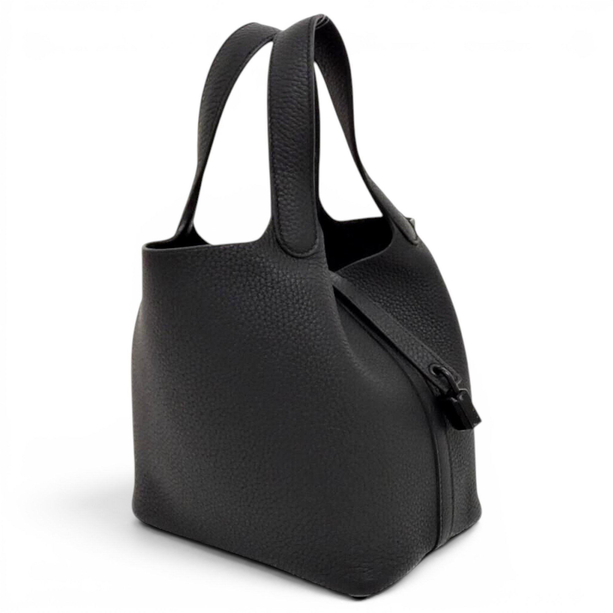Picotin leather handbag
