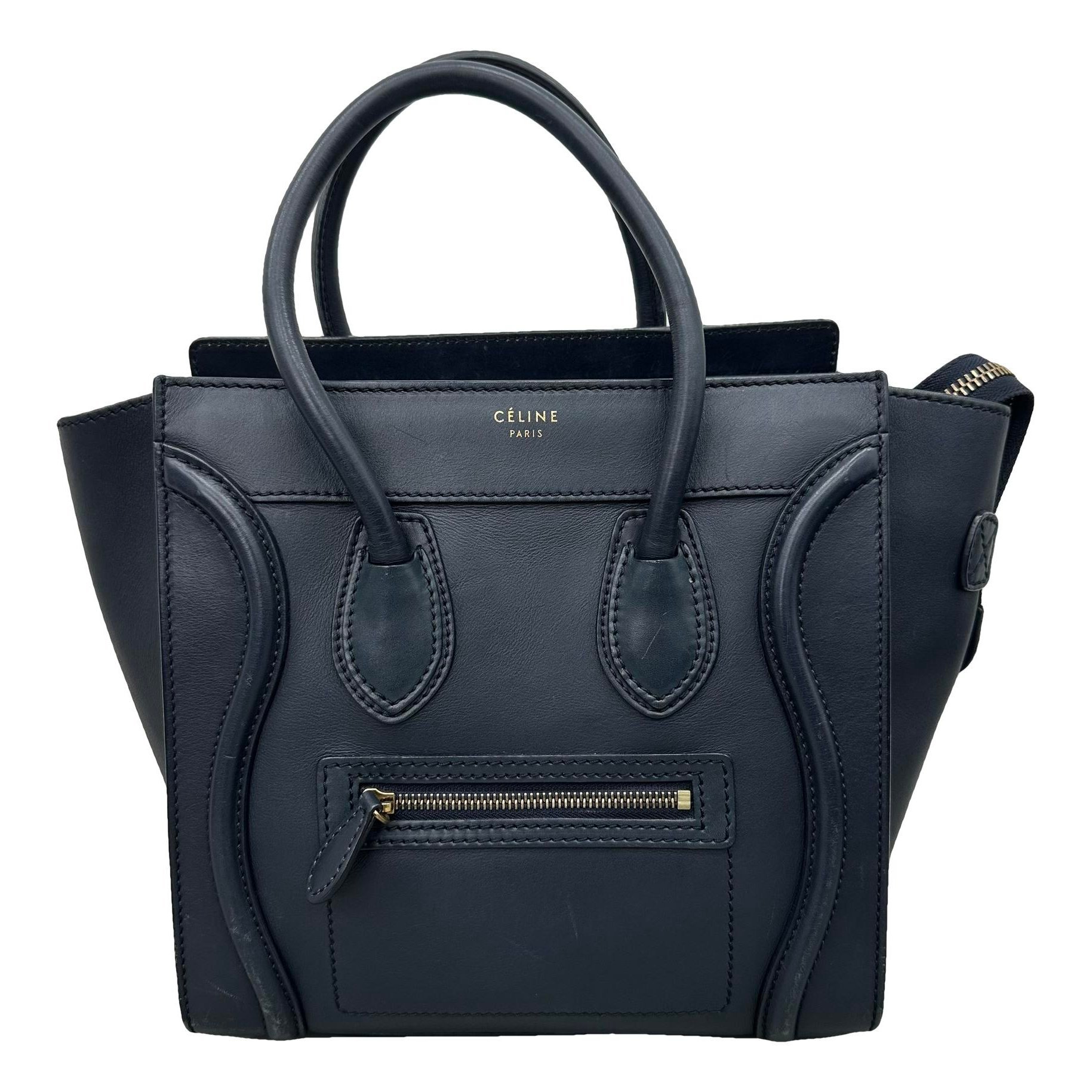 Luggage leather handbag