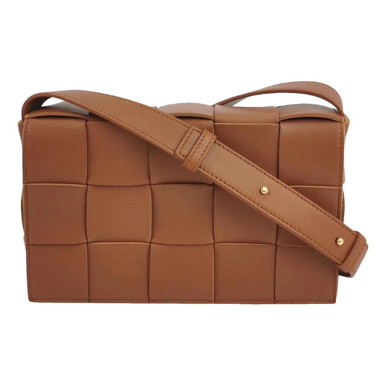 Cassette leather crossbody bag