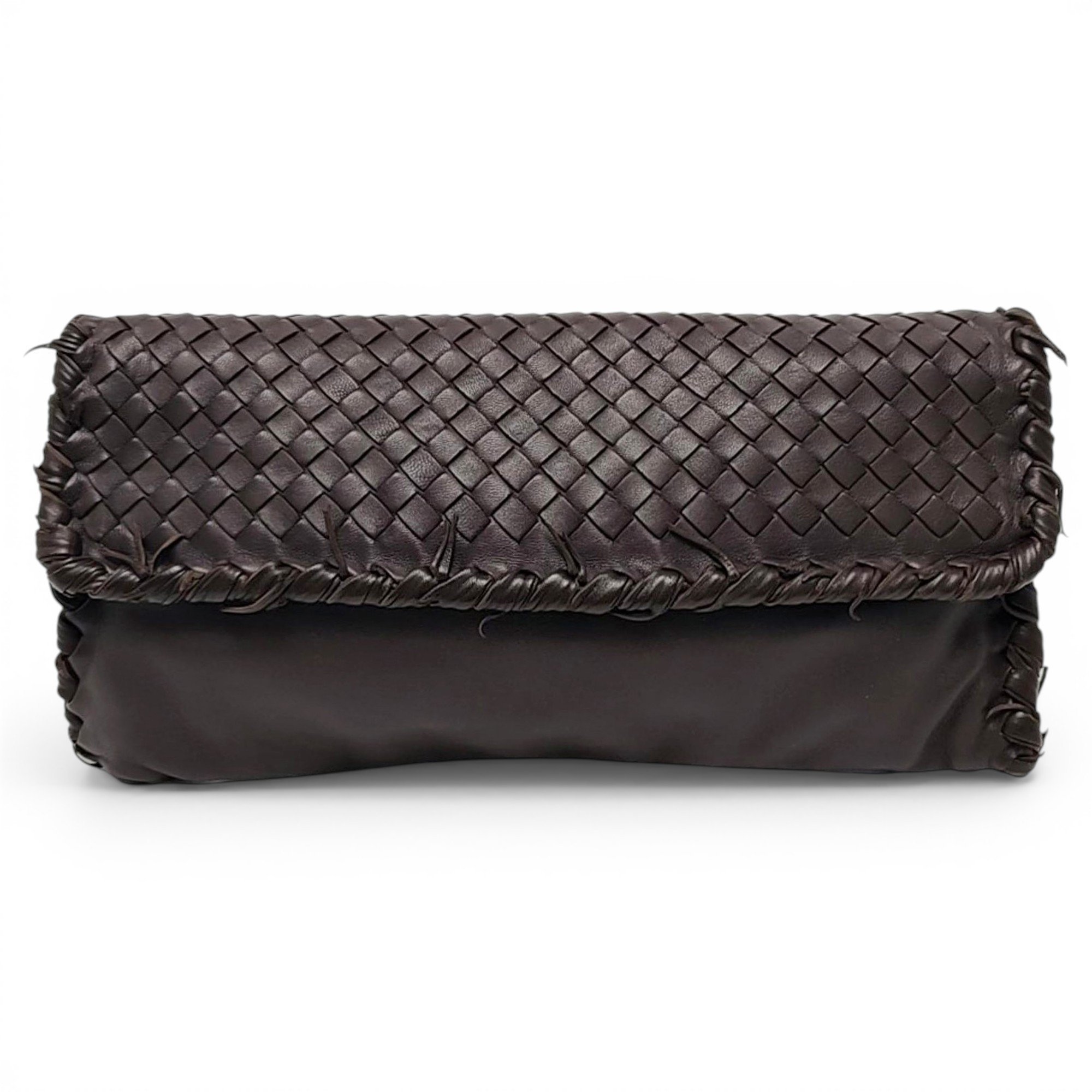 Roma leather clutch bag