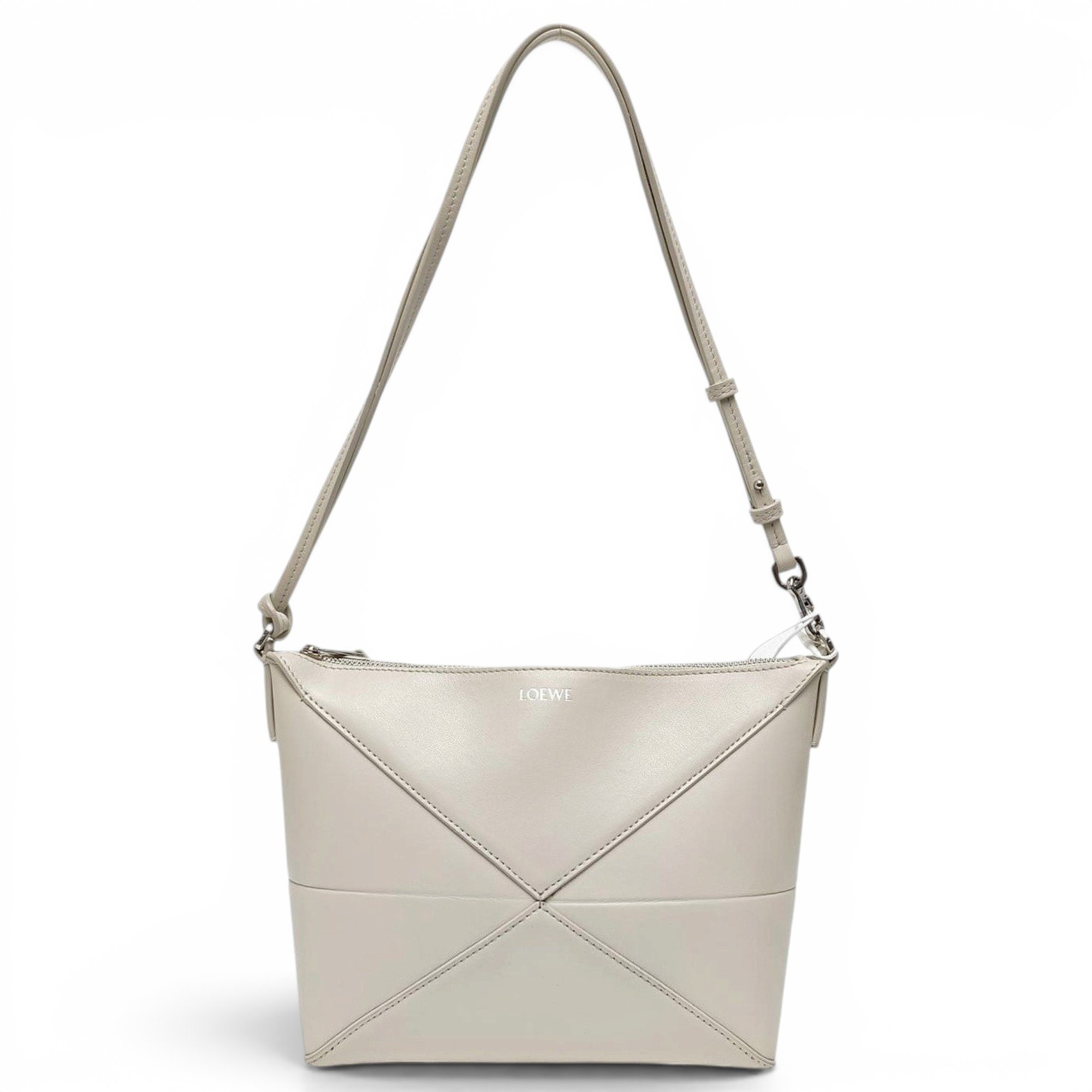 Puzzle Fold leather handbag