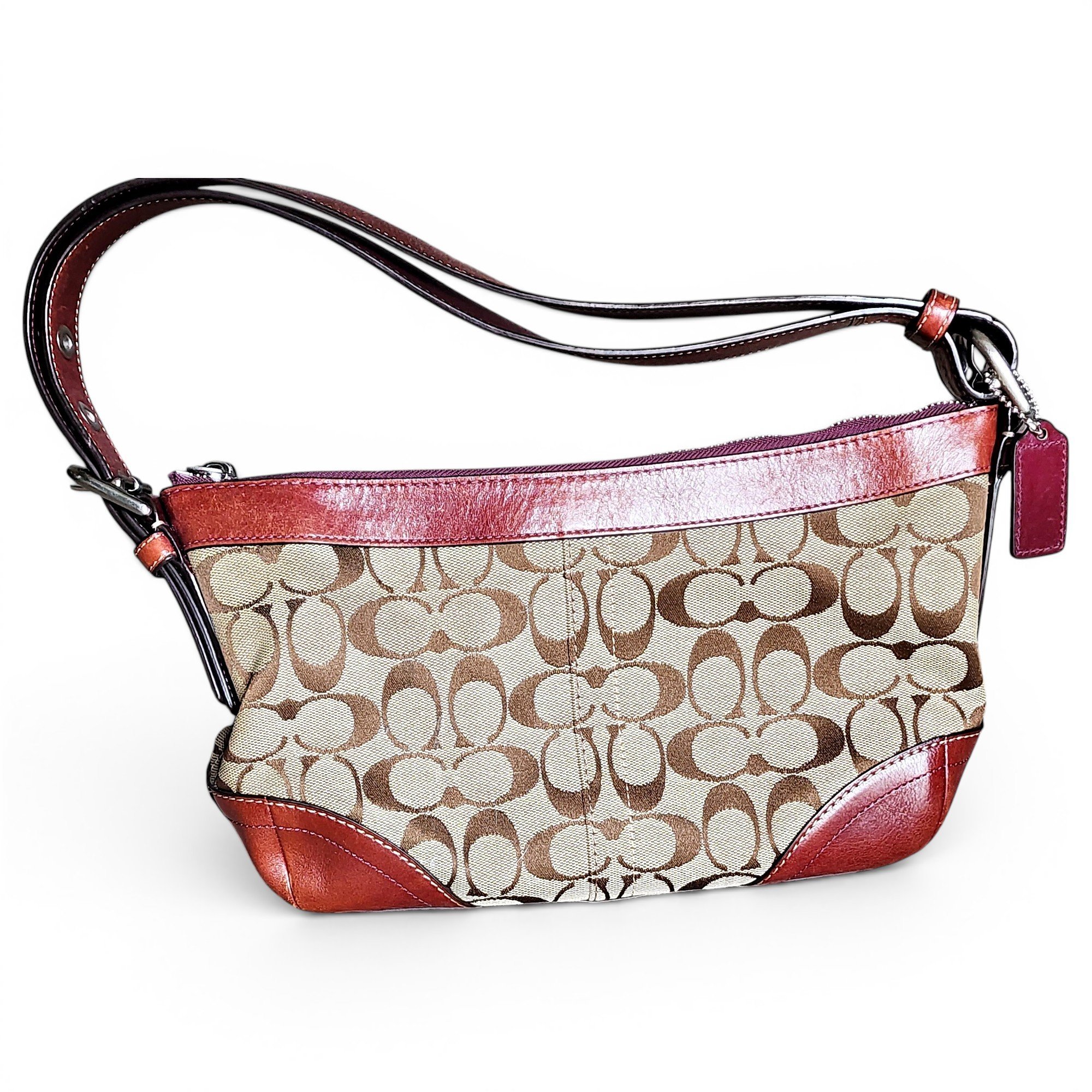 Leather handbag
