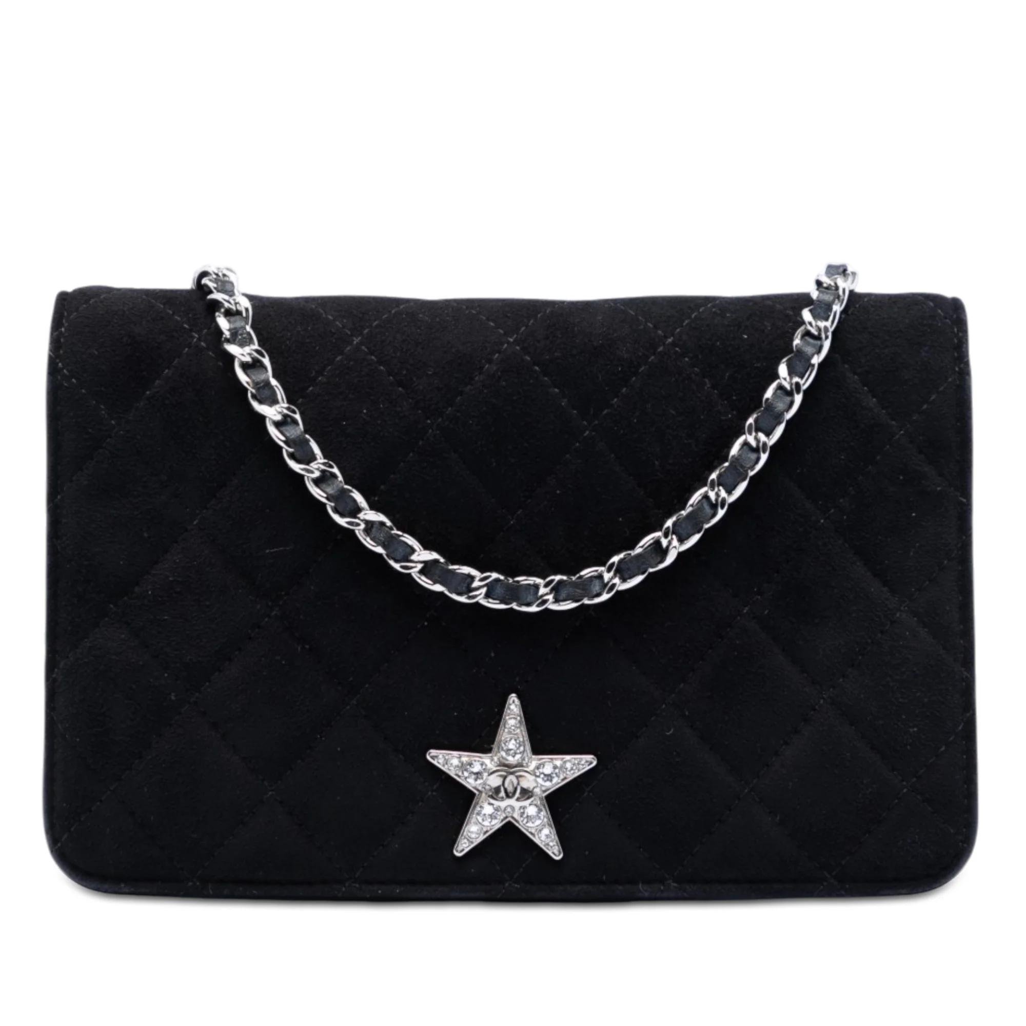 Wallet On Chain leather crossbody bag