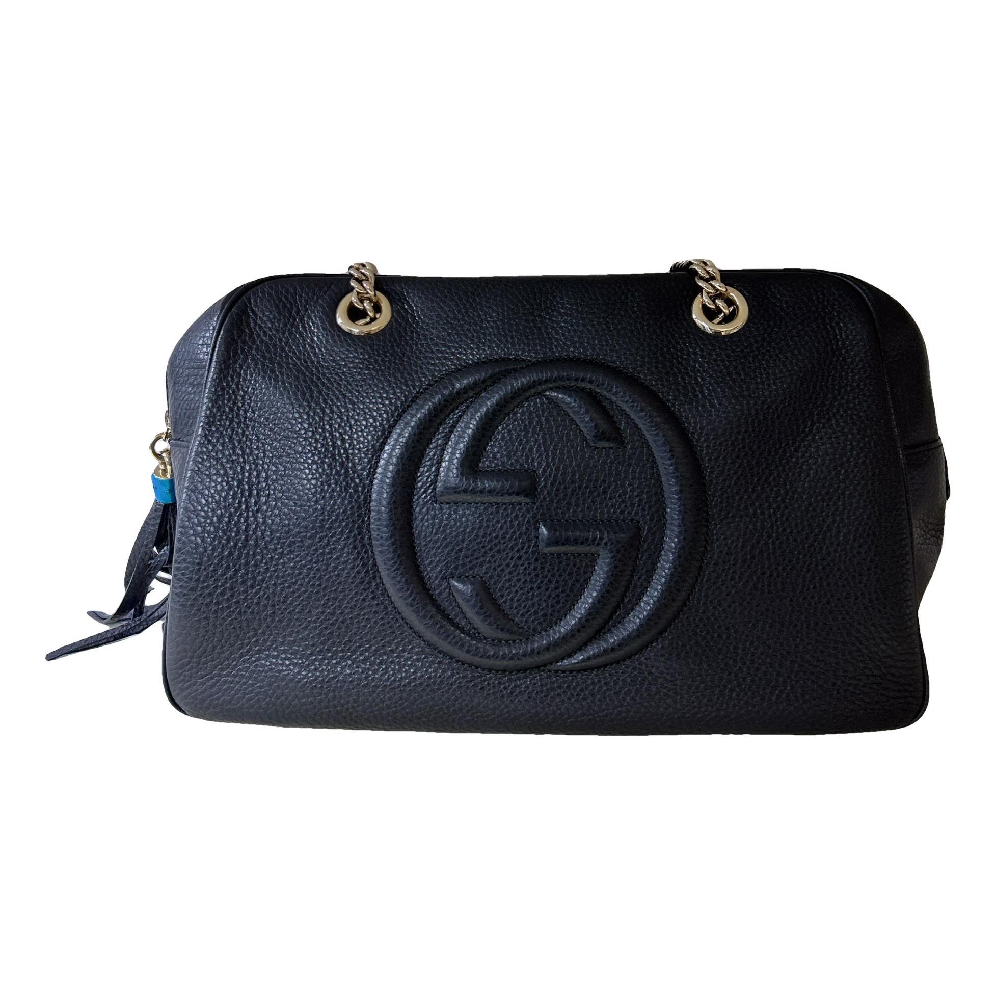 Soho Double Chain leather tote