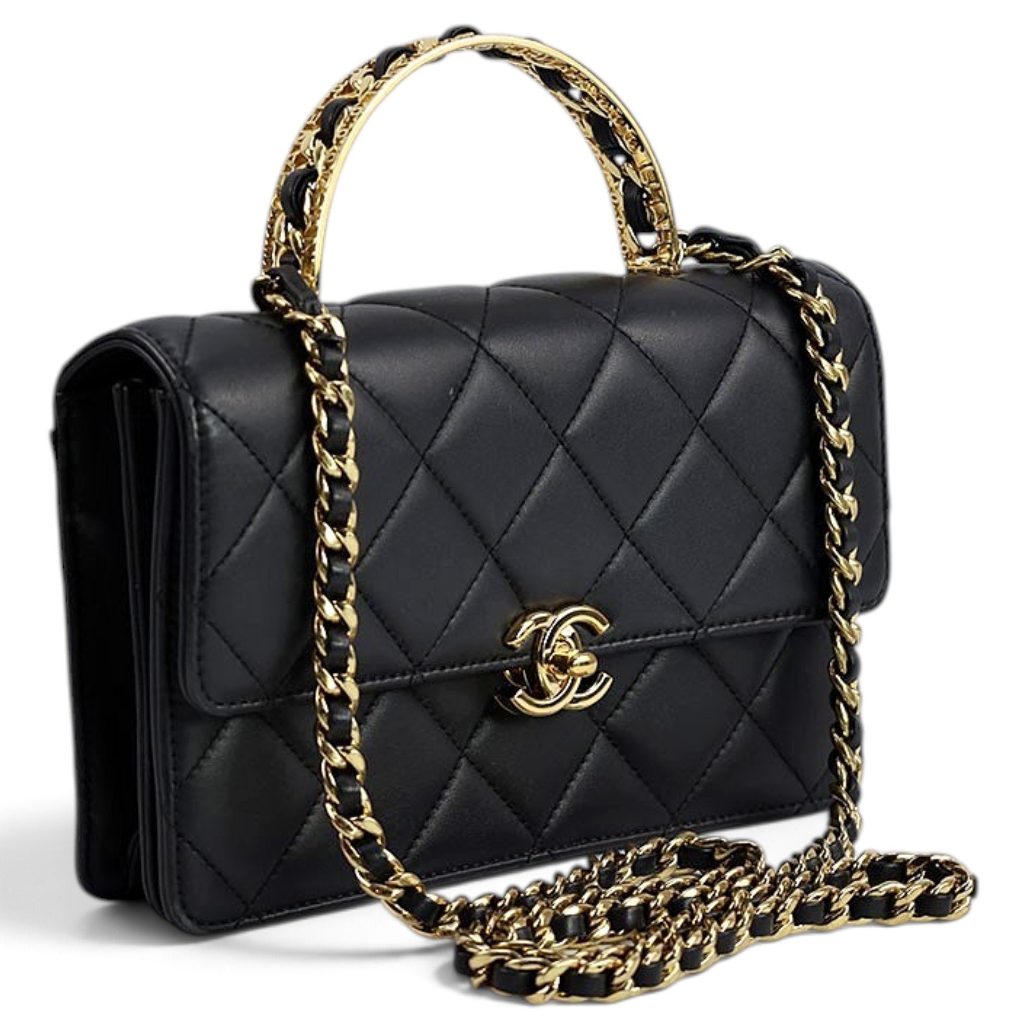 Coco Handle leather handbag