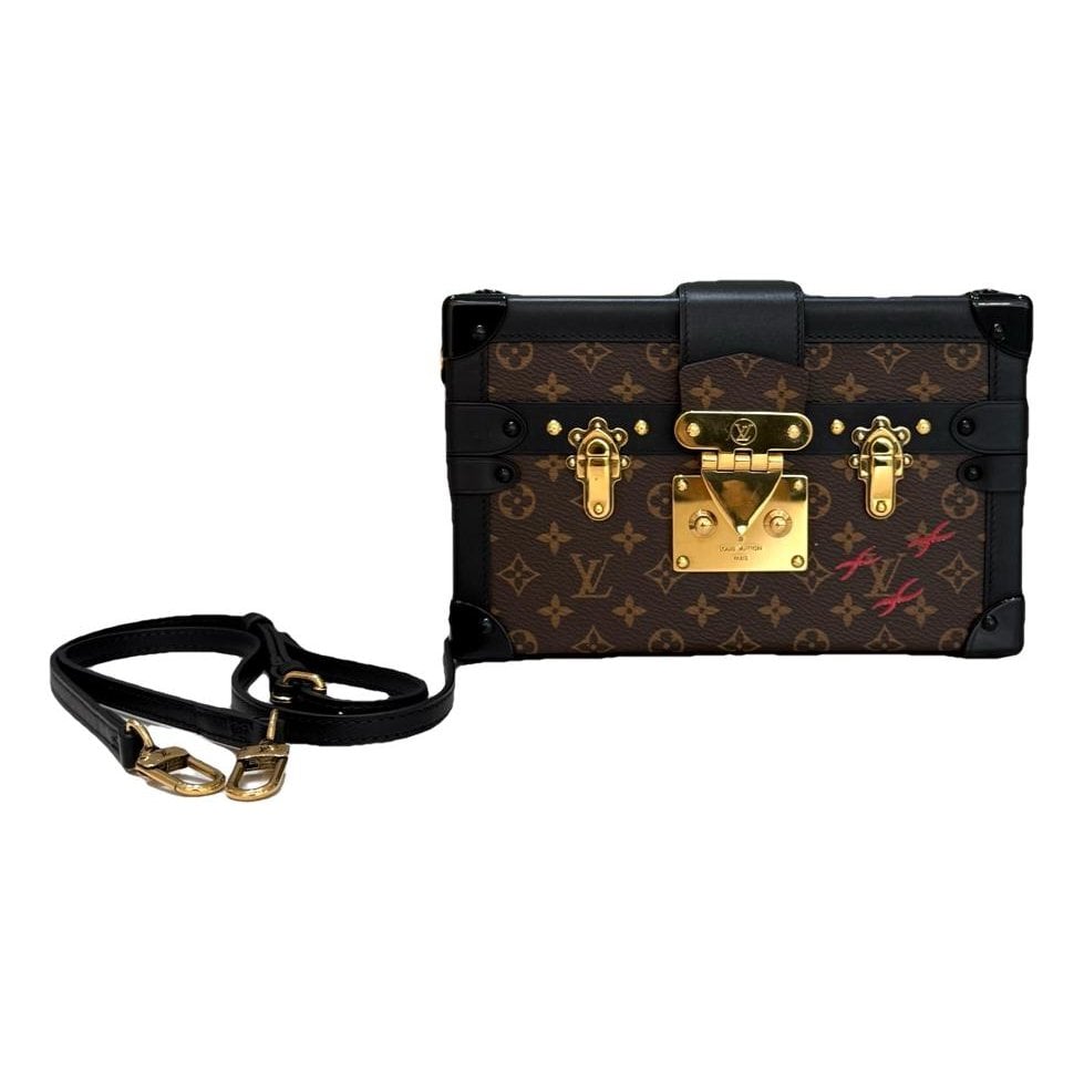 Petite Malle leather handbag