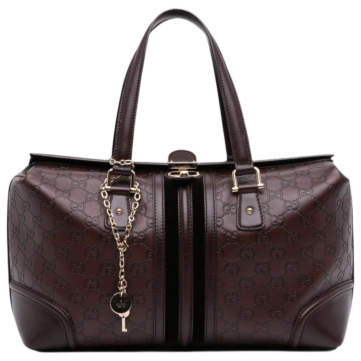 Boston leather bag