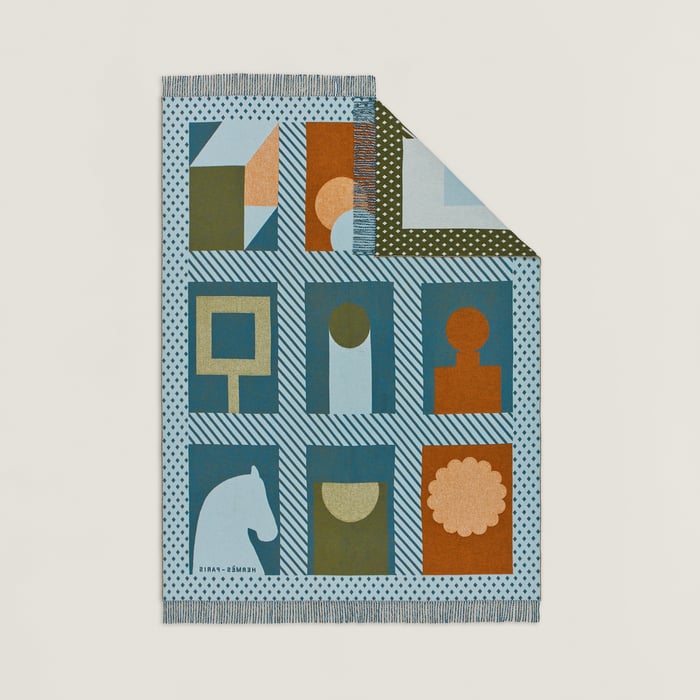 Vert Anglais Les Objets Du Faubourg Blanket