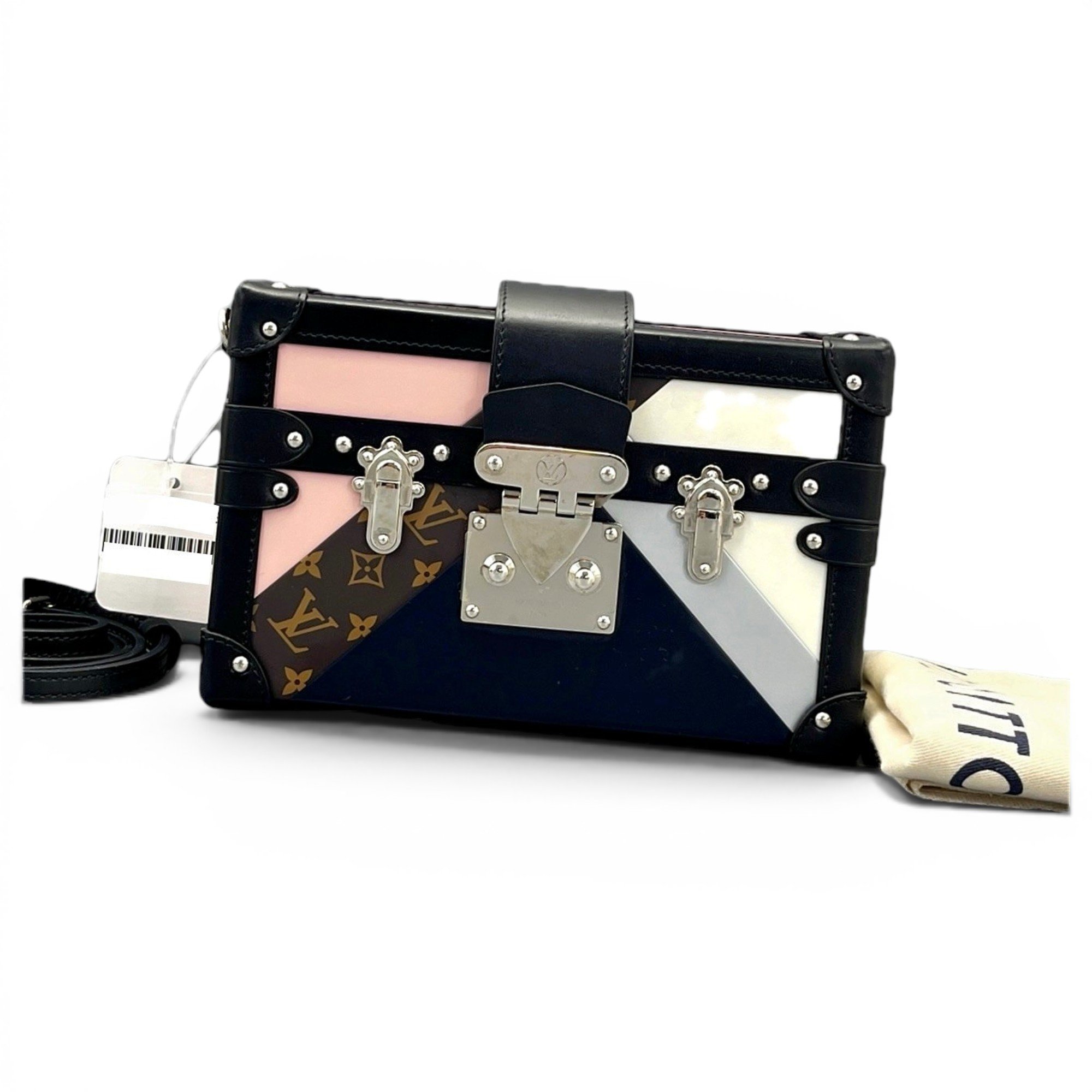 Petite Malle leather handbag