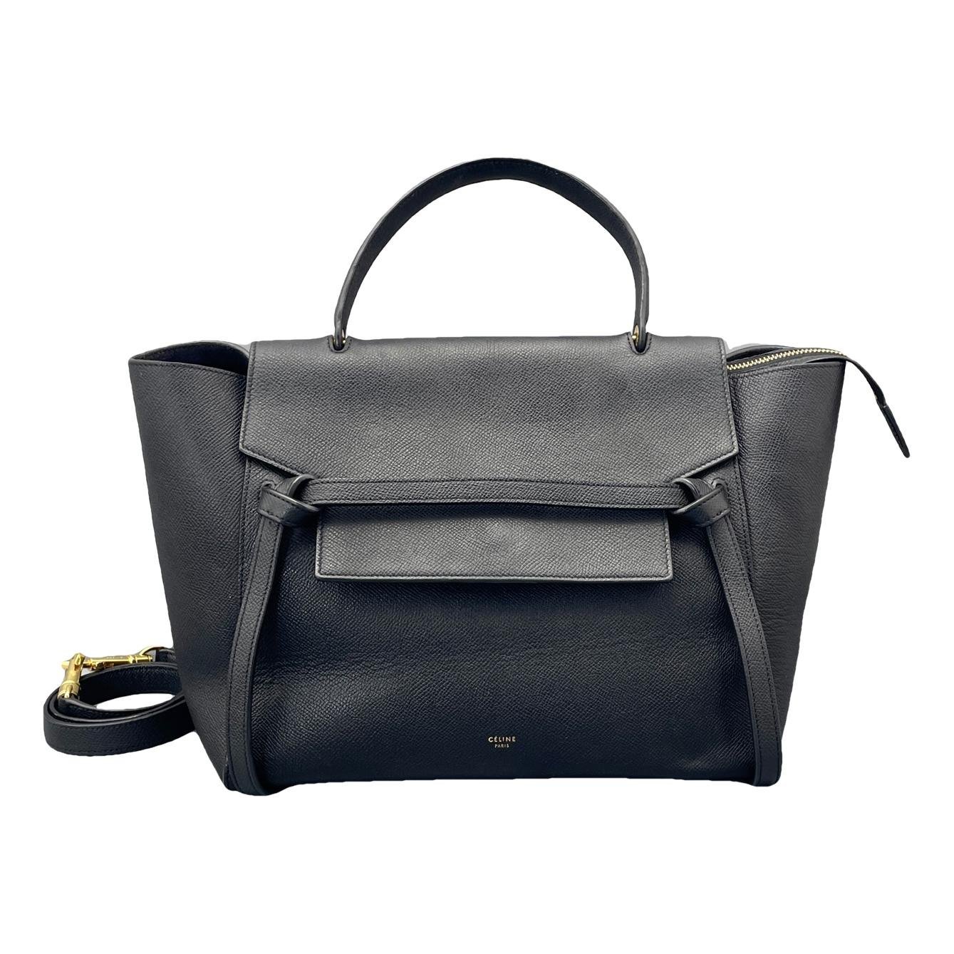 Belt leather handbag