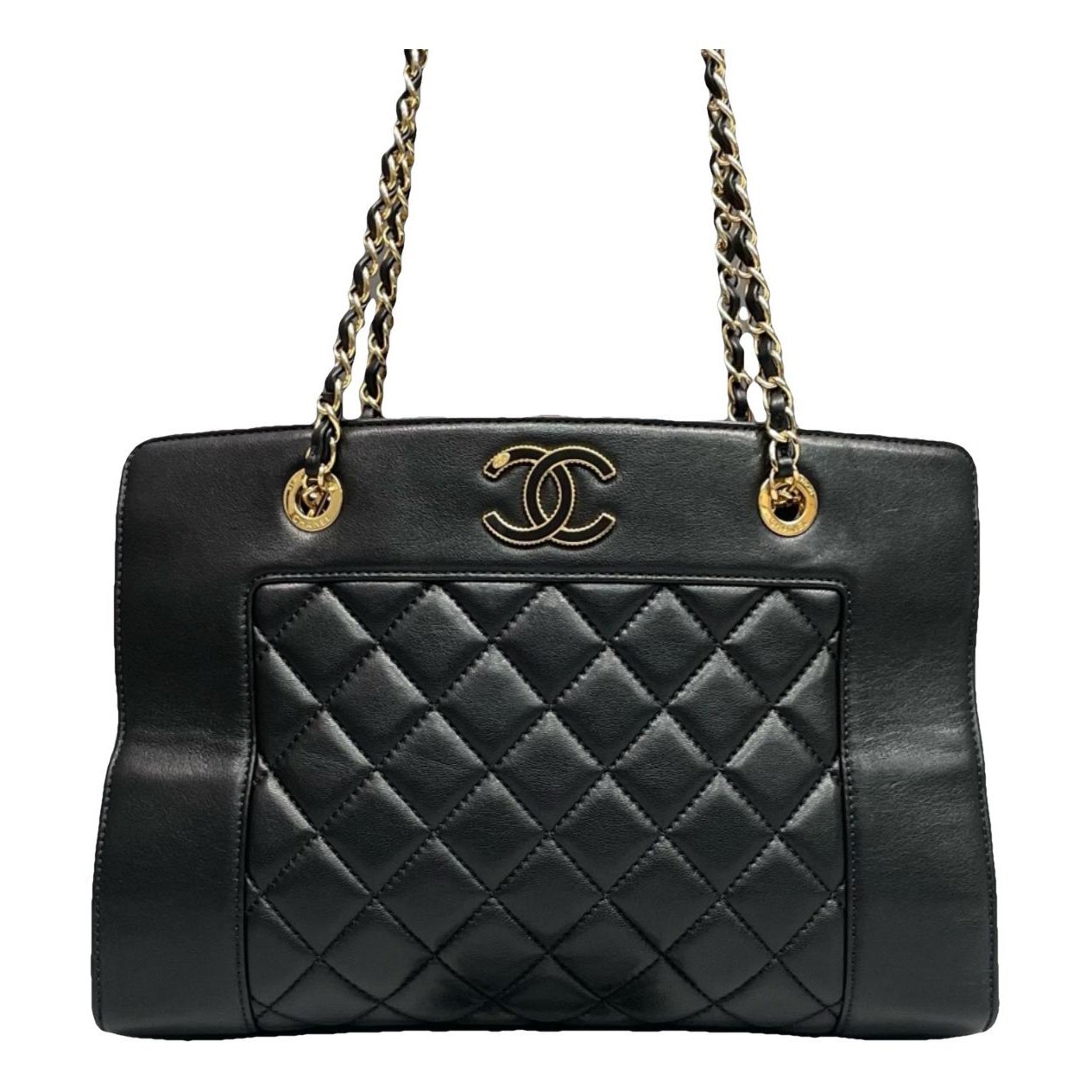 Leather tote