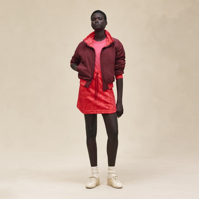 Rose Pivoine "Cahier Du Colporteur" Miniskirt