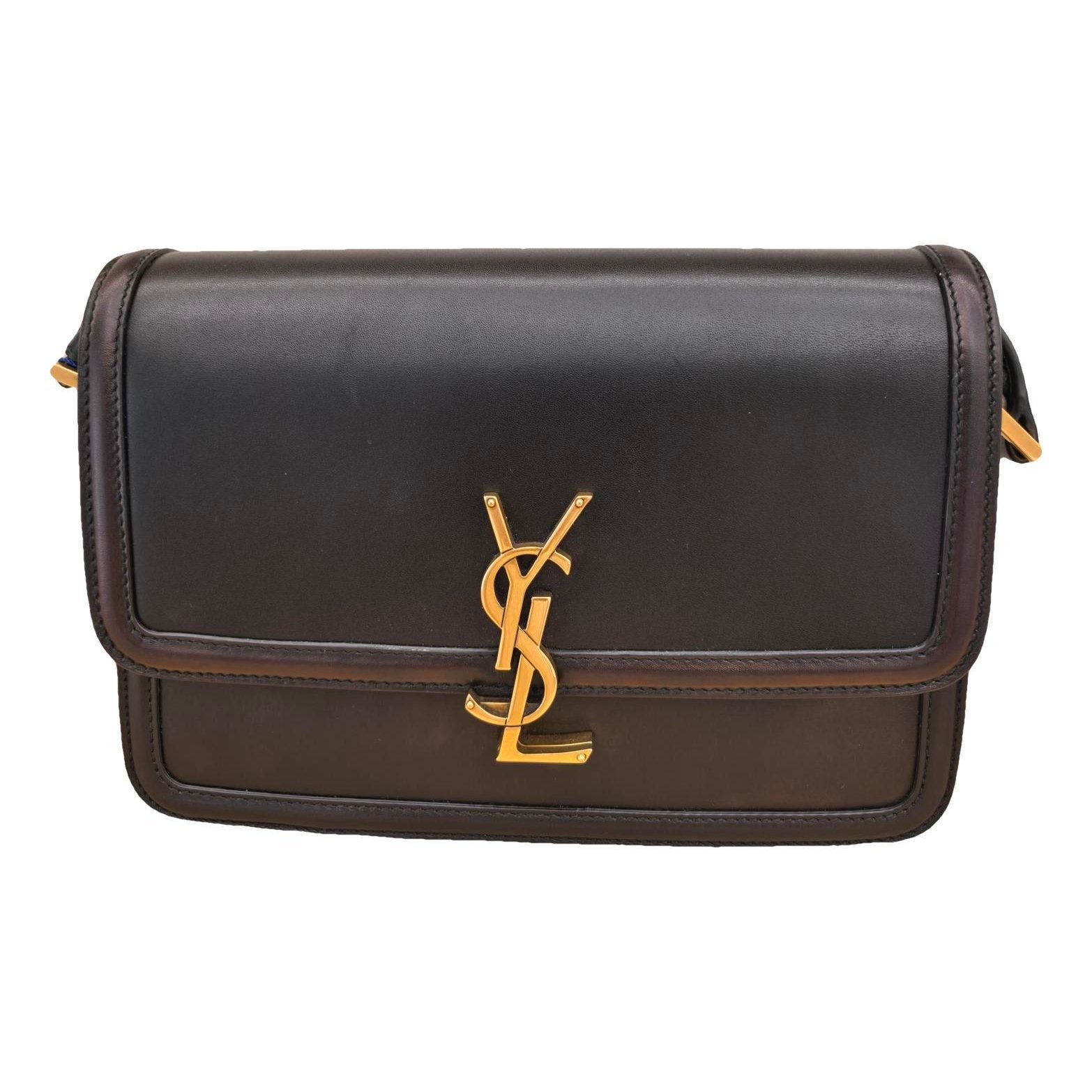 Solférino leather handbag