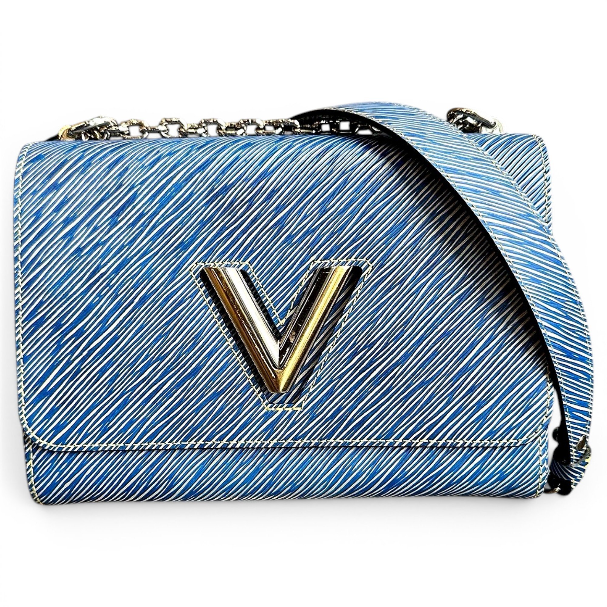 Twist leather handbag