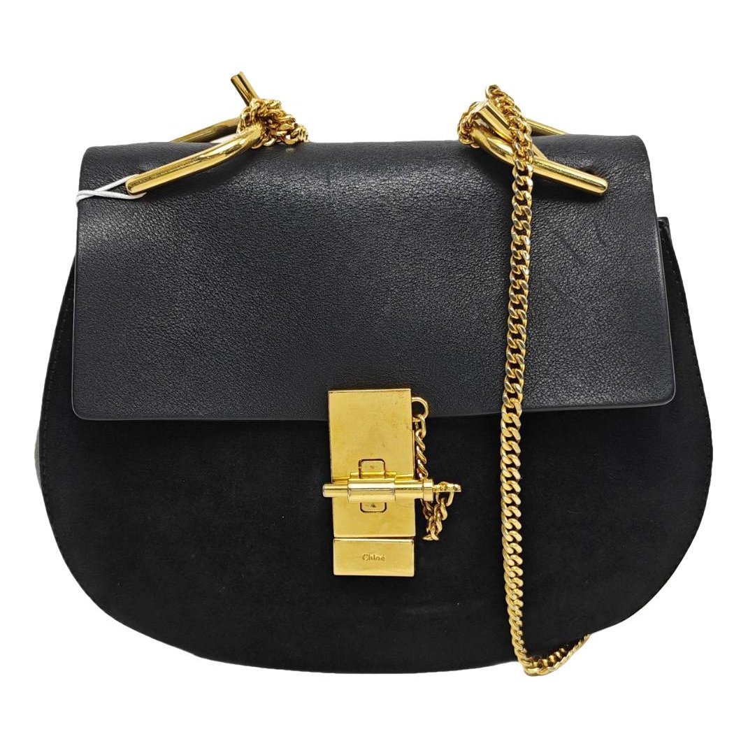 Drew leather crossbody bag