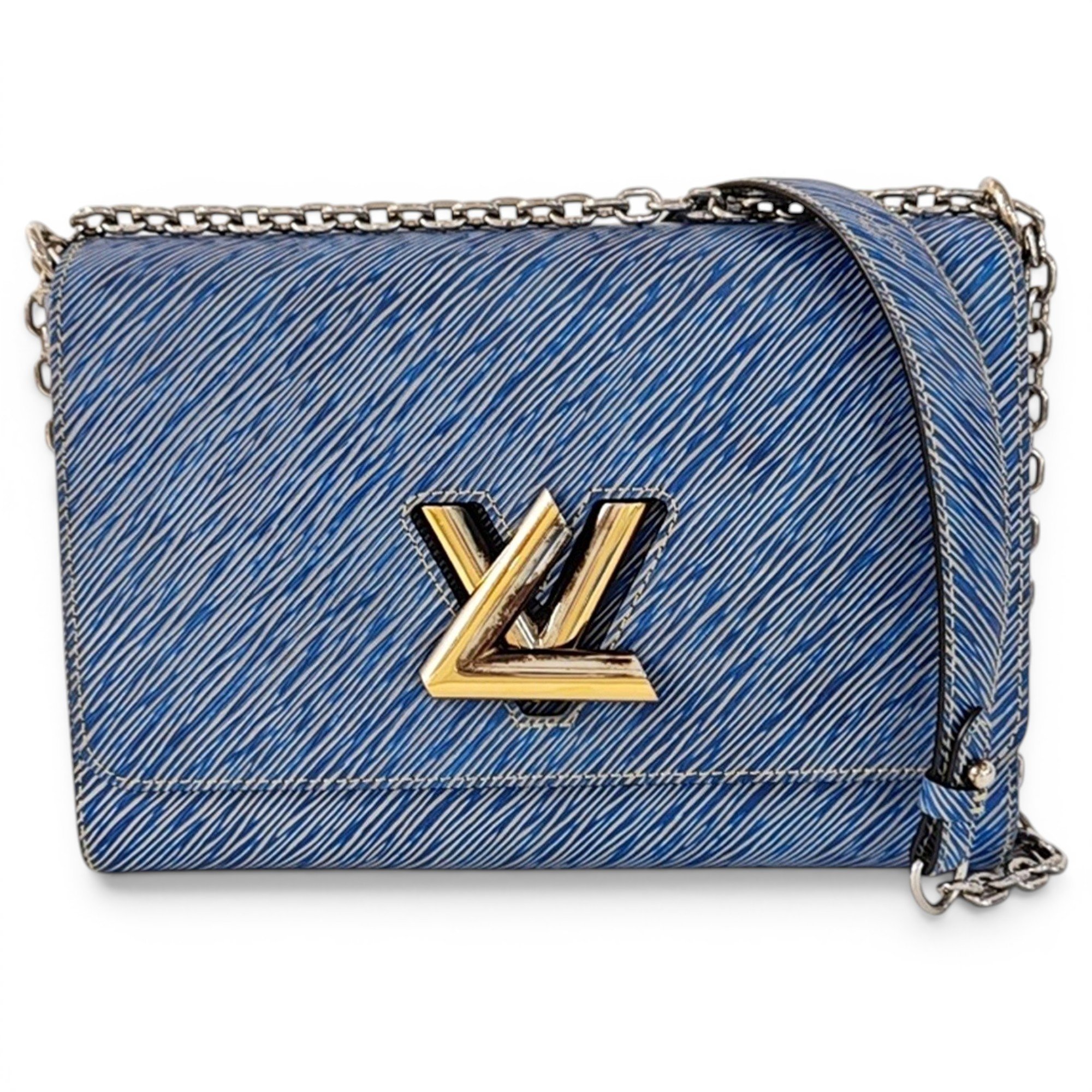 Twist leather handbag