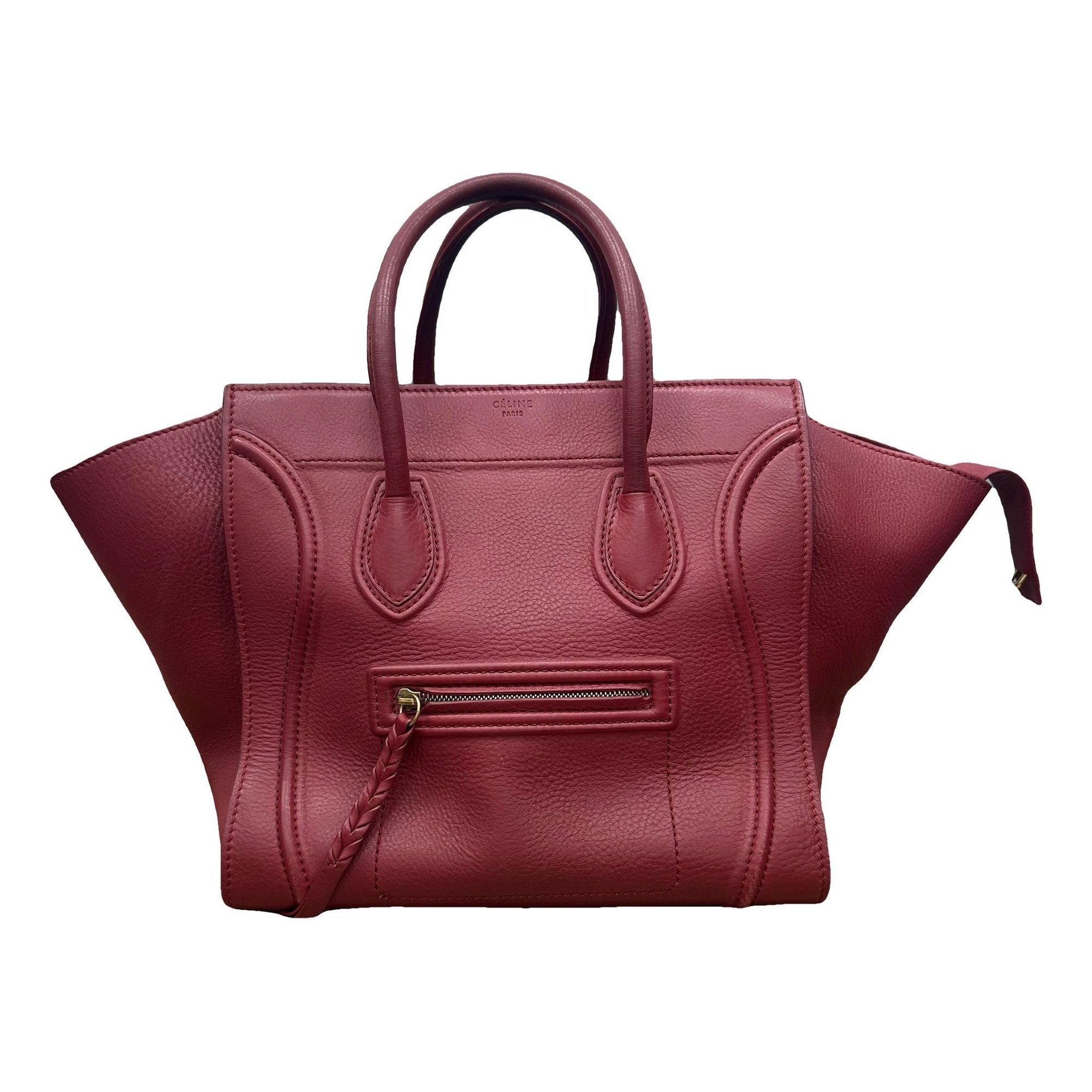 Luggage leather handbag