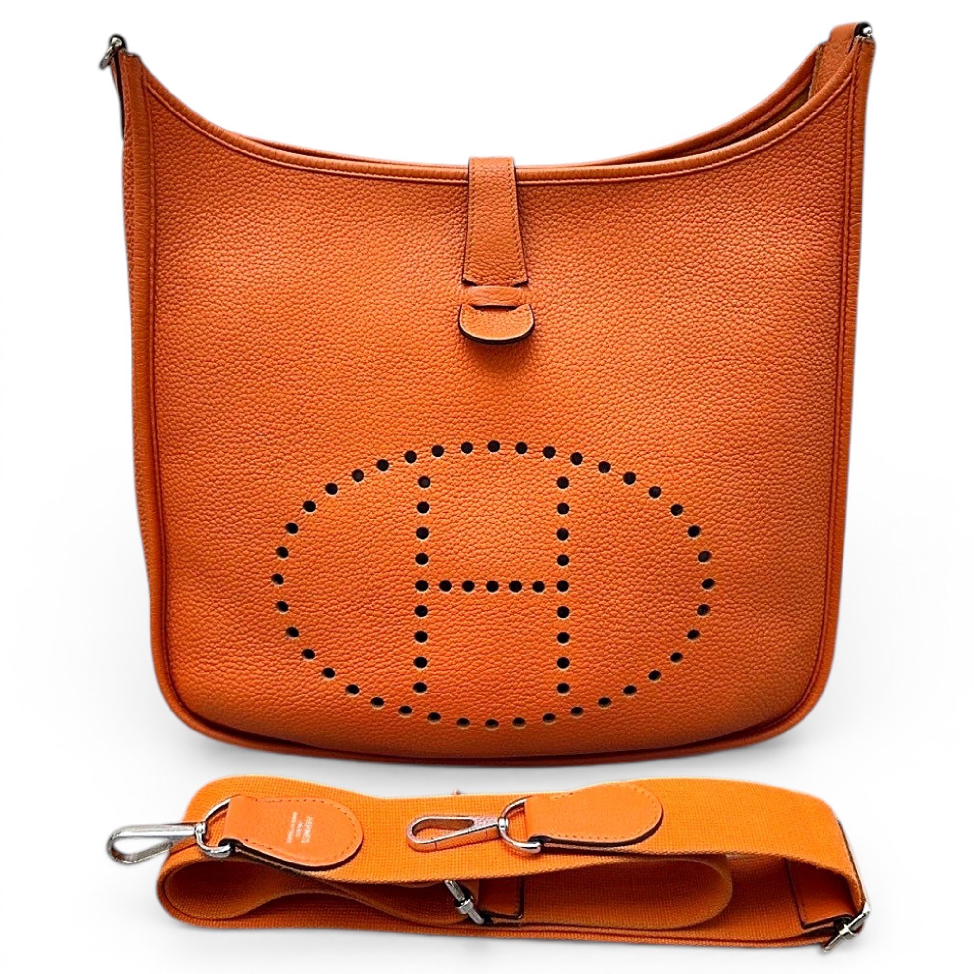 Evelyne leather handbag