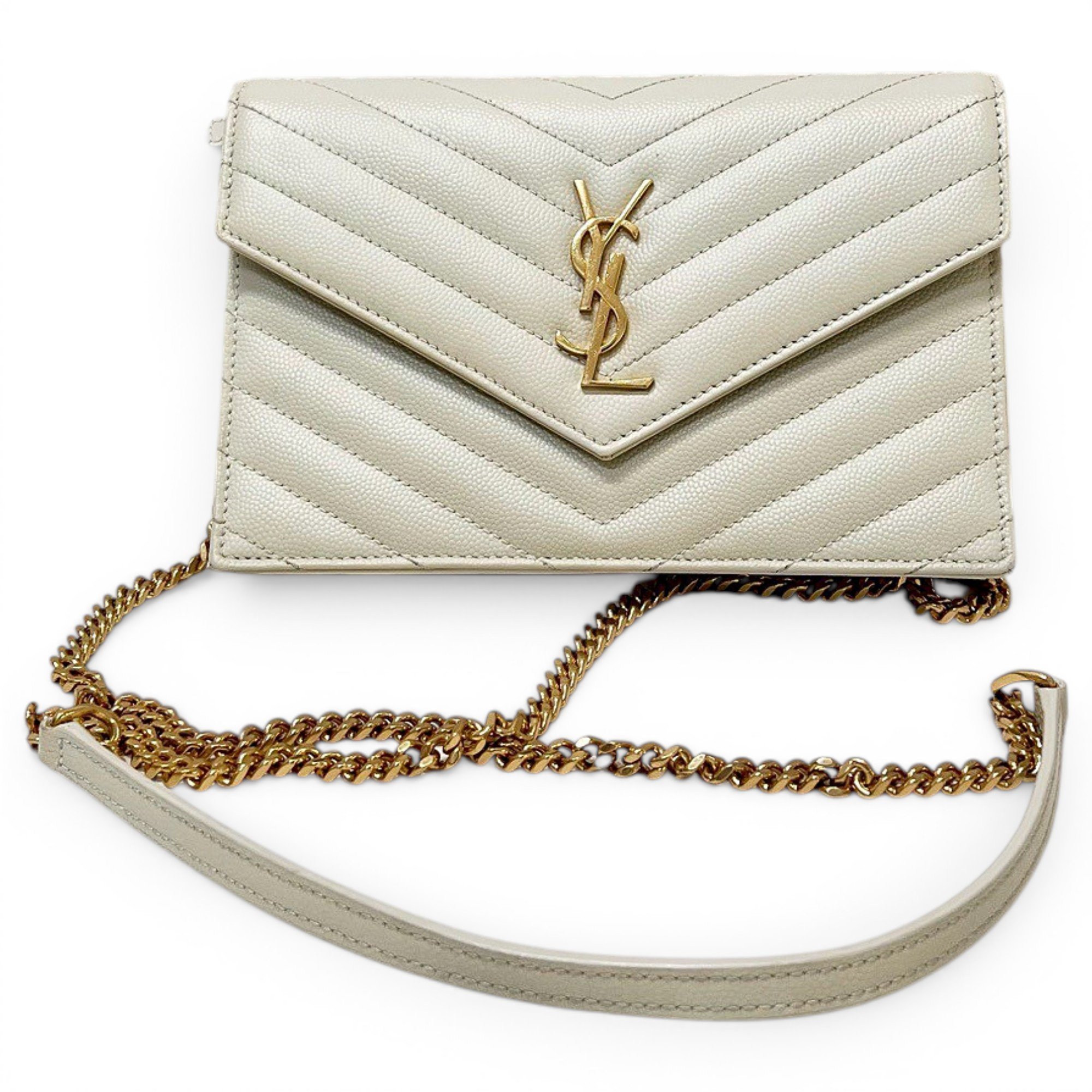 Portefeuille enveloppe leather handbag