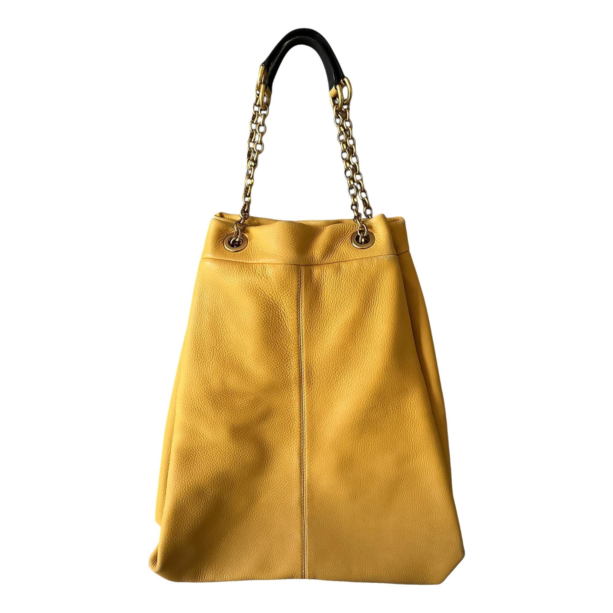 Leather tote
