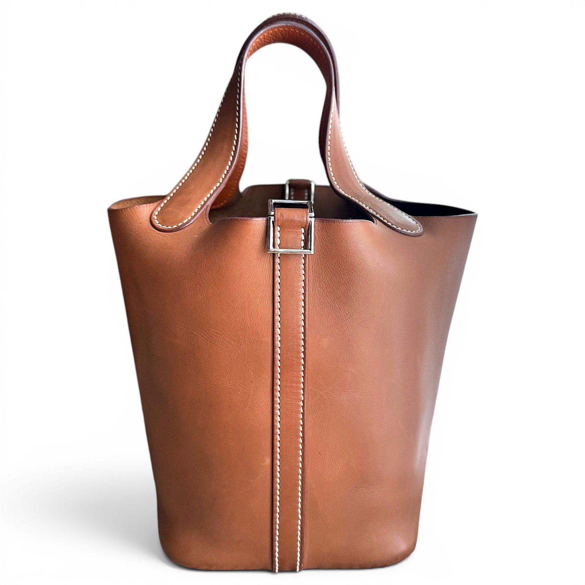 Picotin leather handbag