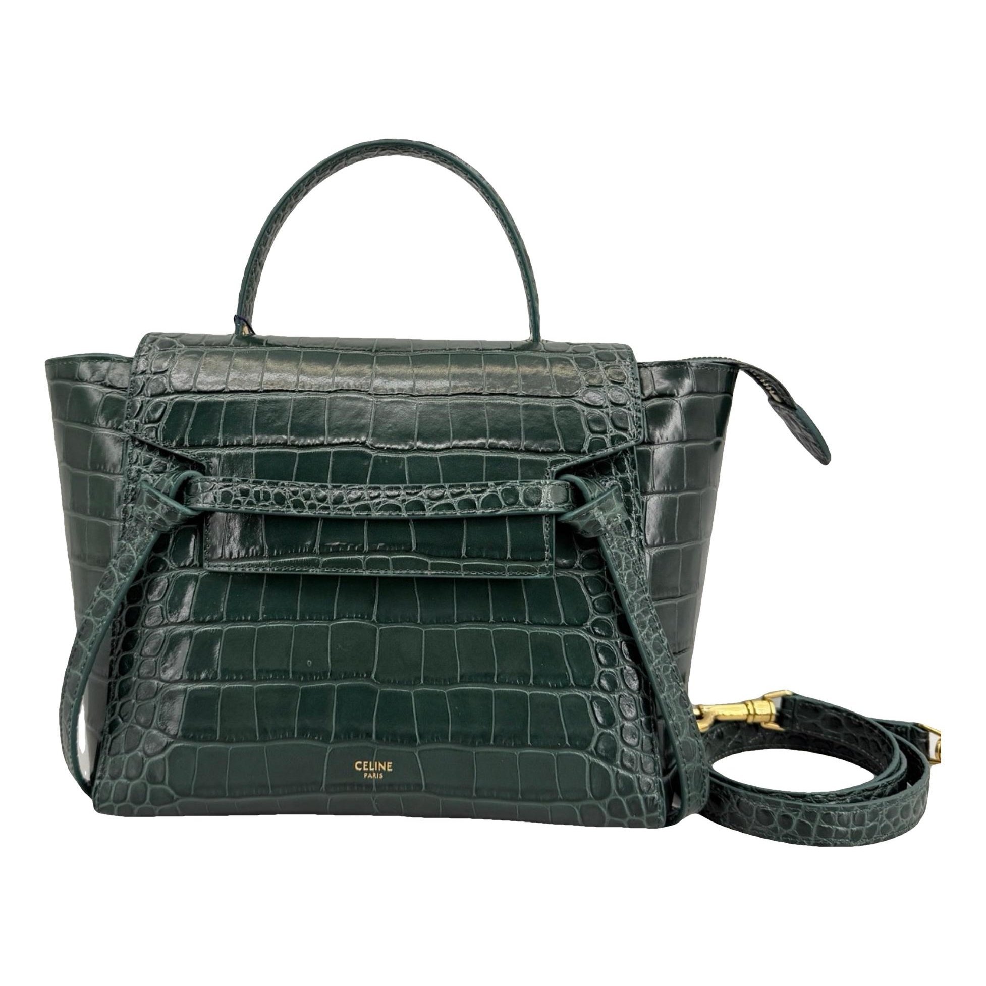 Belt leather bag