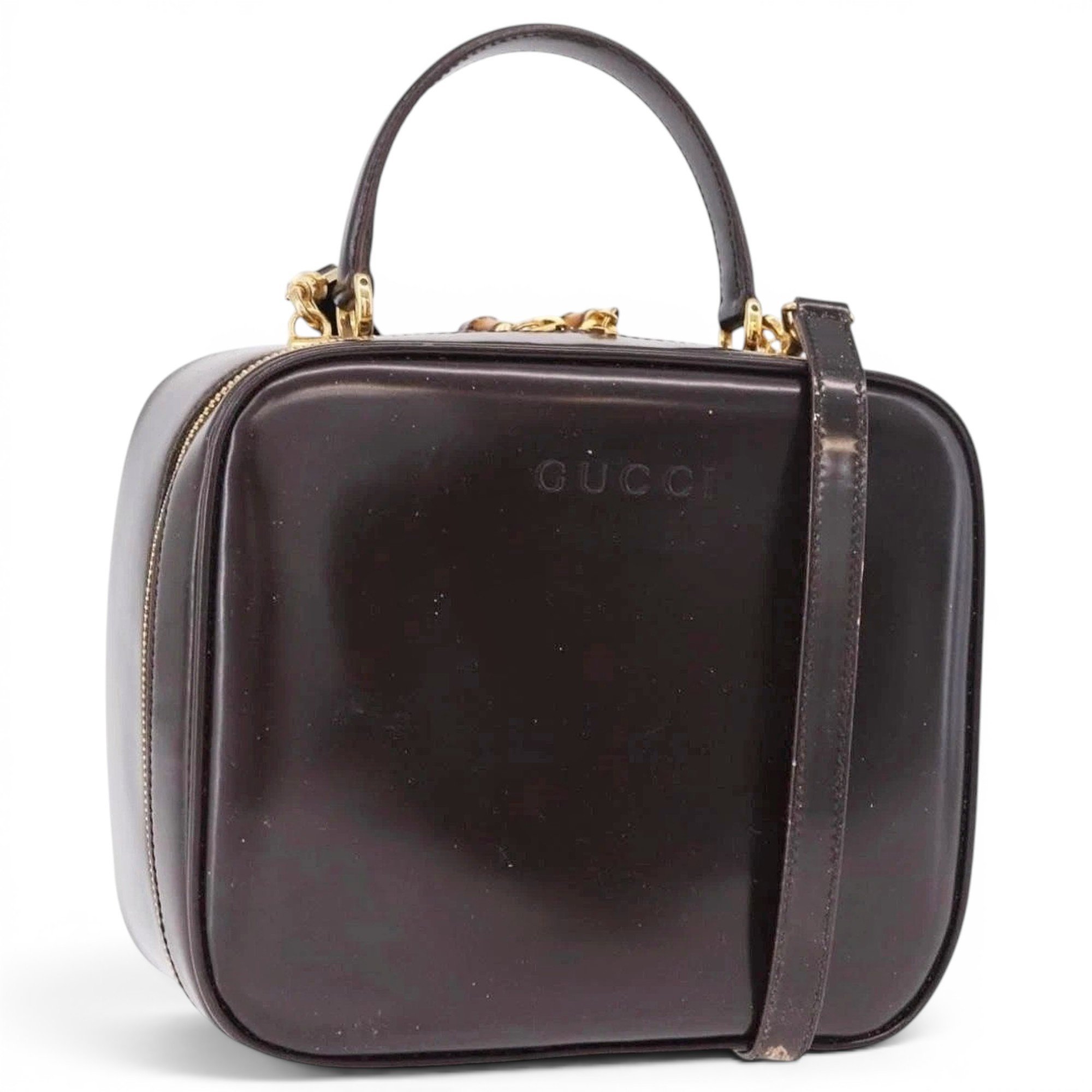 Leather handbag