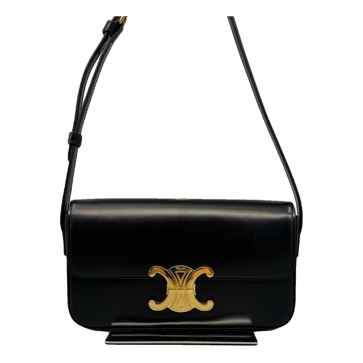 Triomphe leather handbag