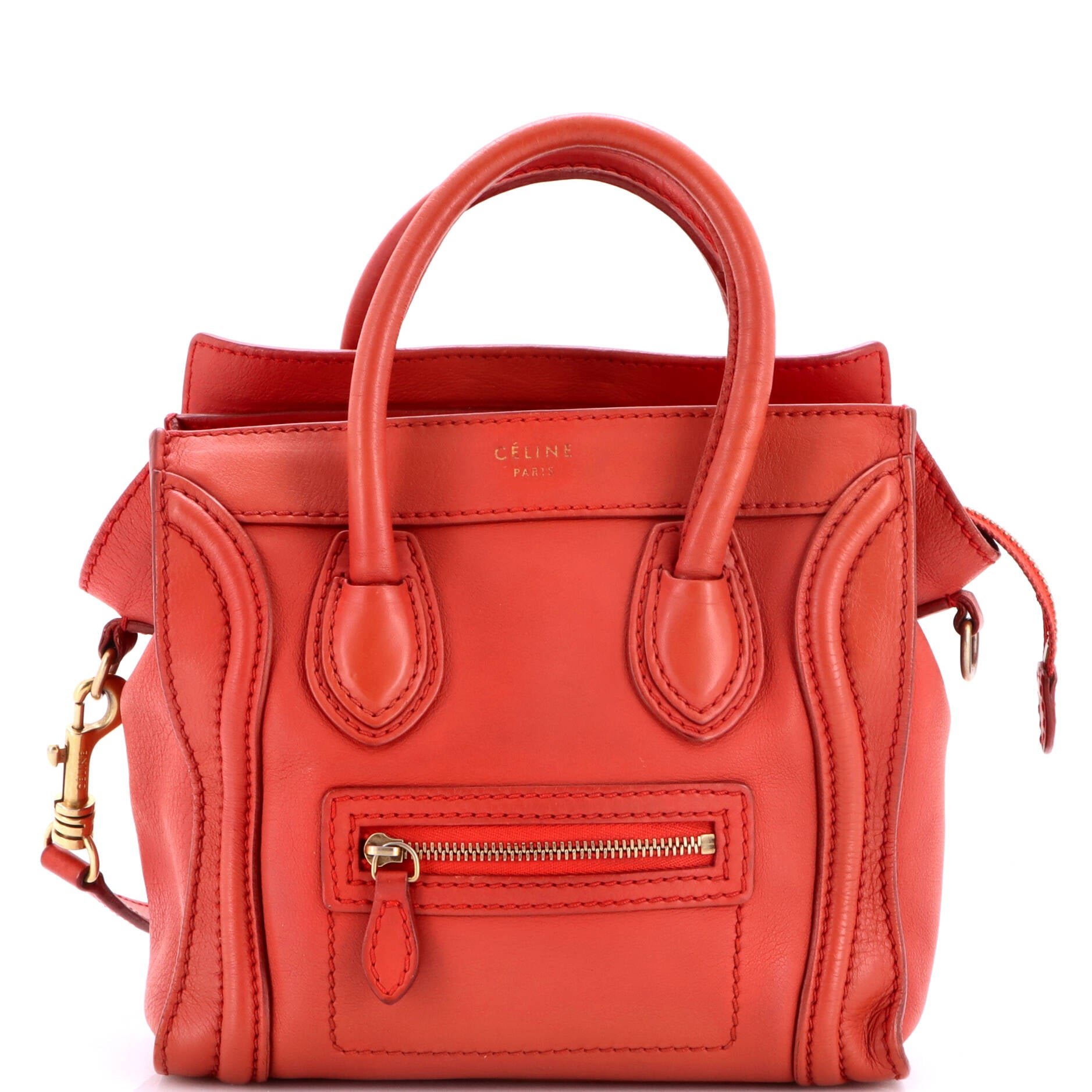 Luggage Bag Smooth Leather Nano