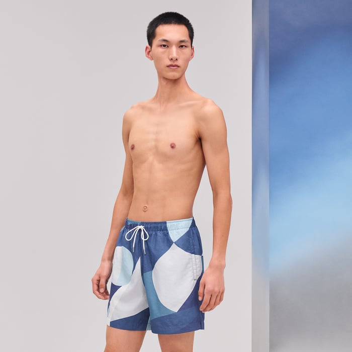 Bleu Turquin "Le Theoreme d'Equithagore" Swim Trunks
