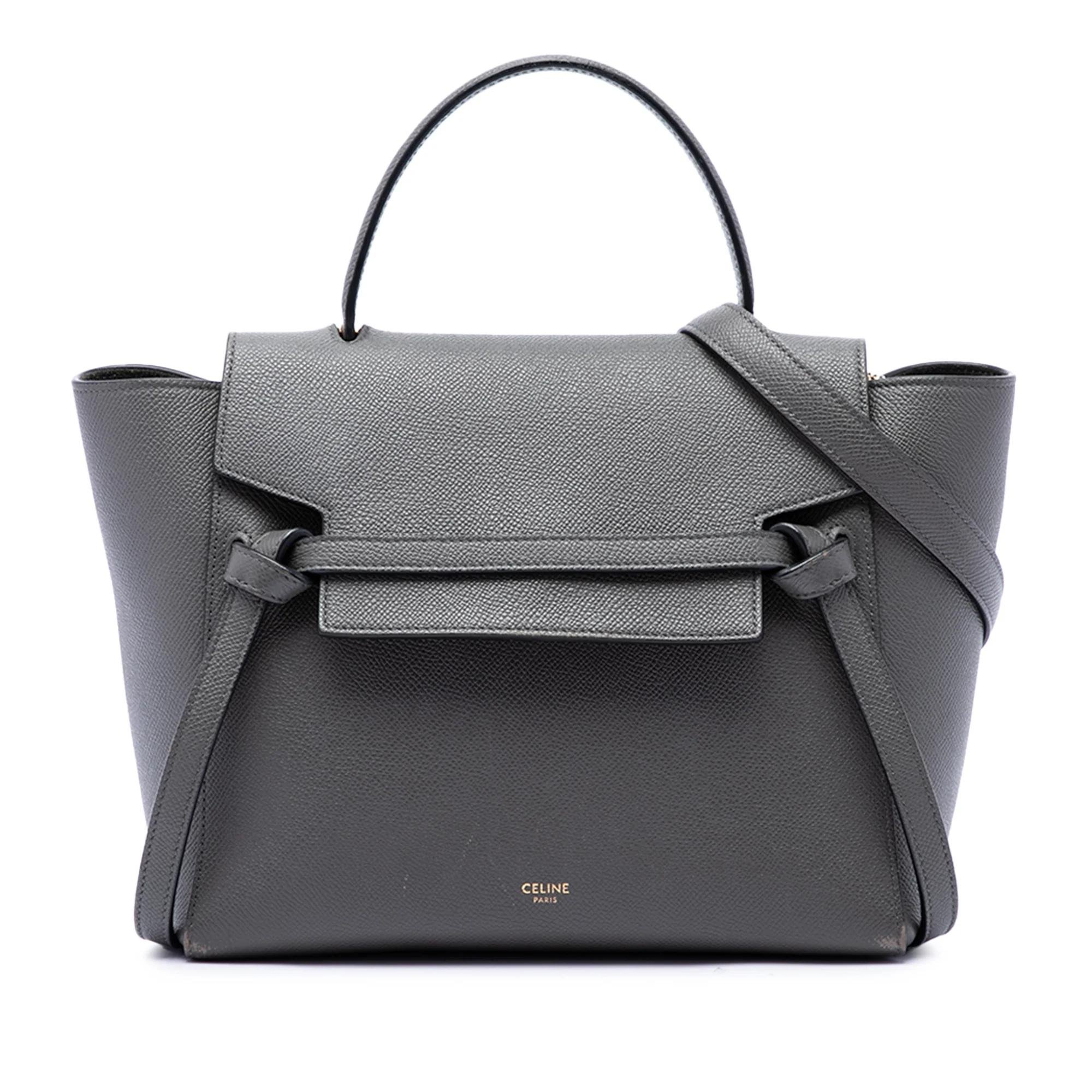 Belt pony-style calfskin handbag