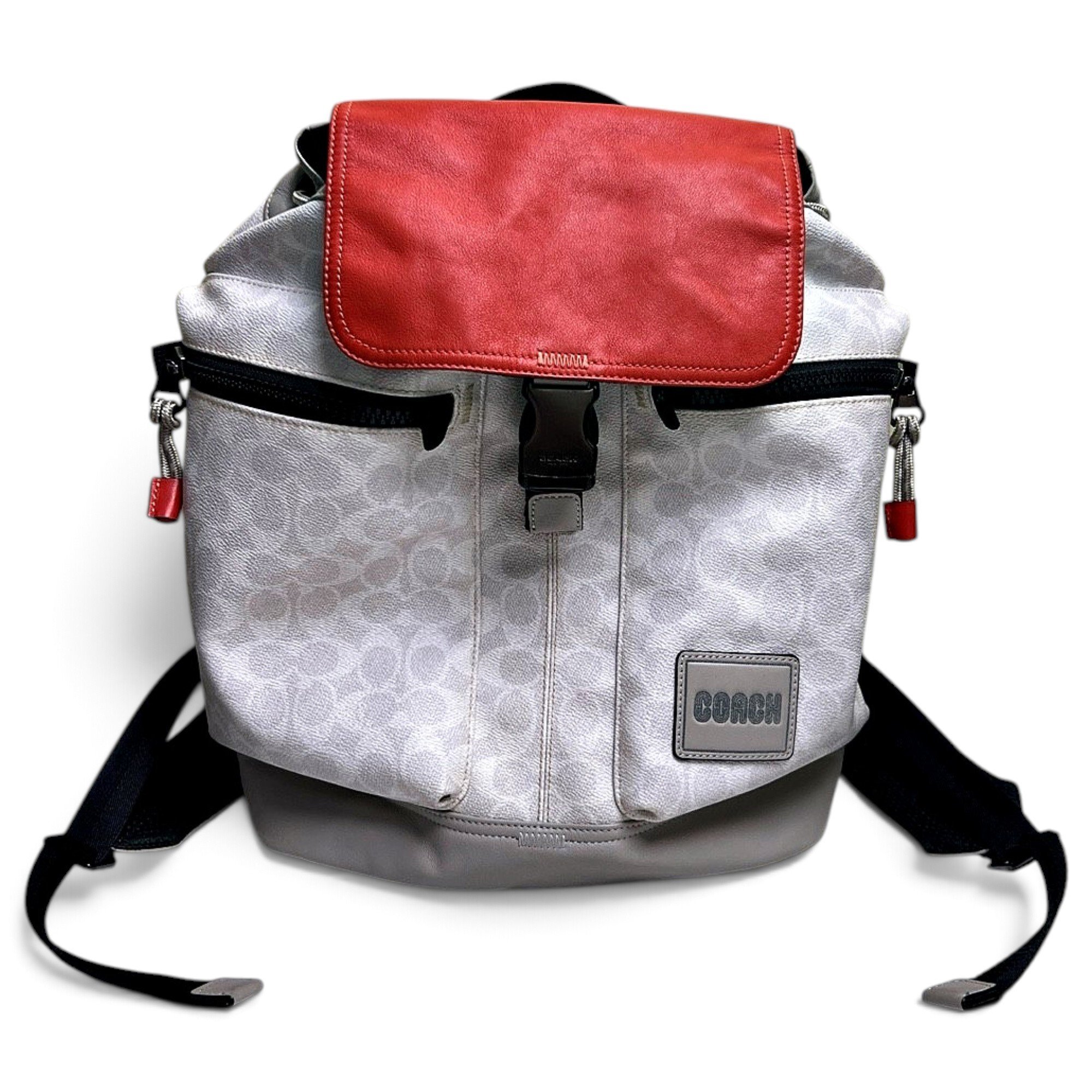 Leather backpack