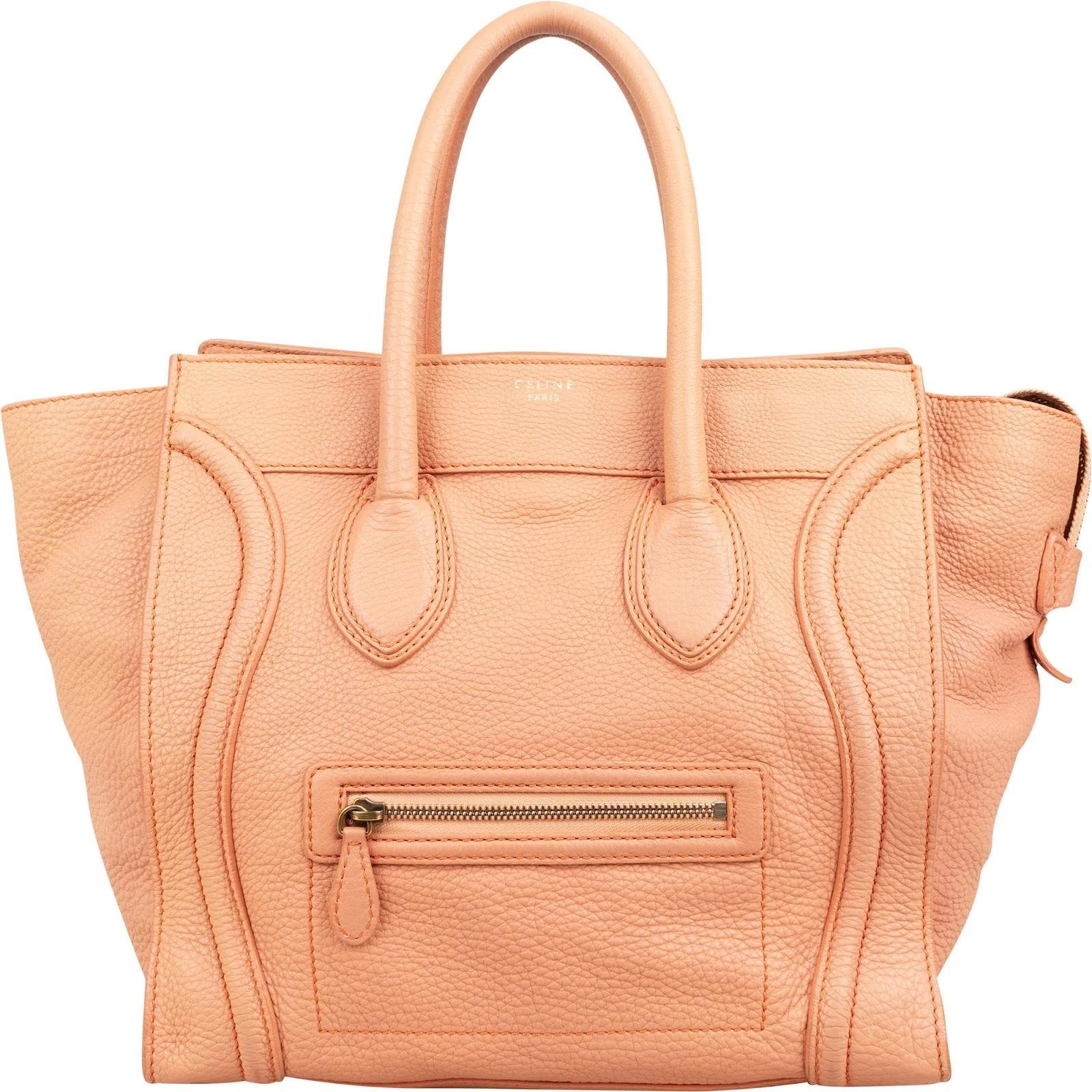 Luggage leather handbag