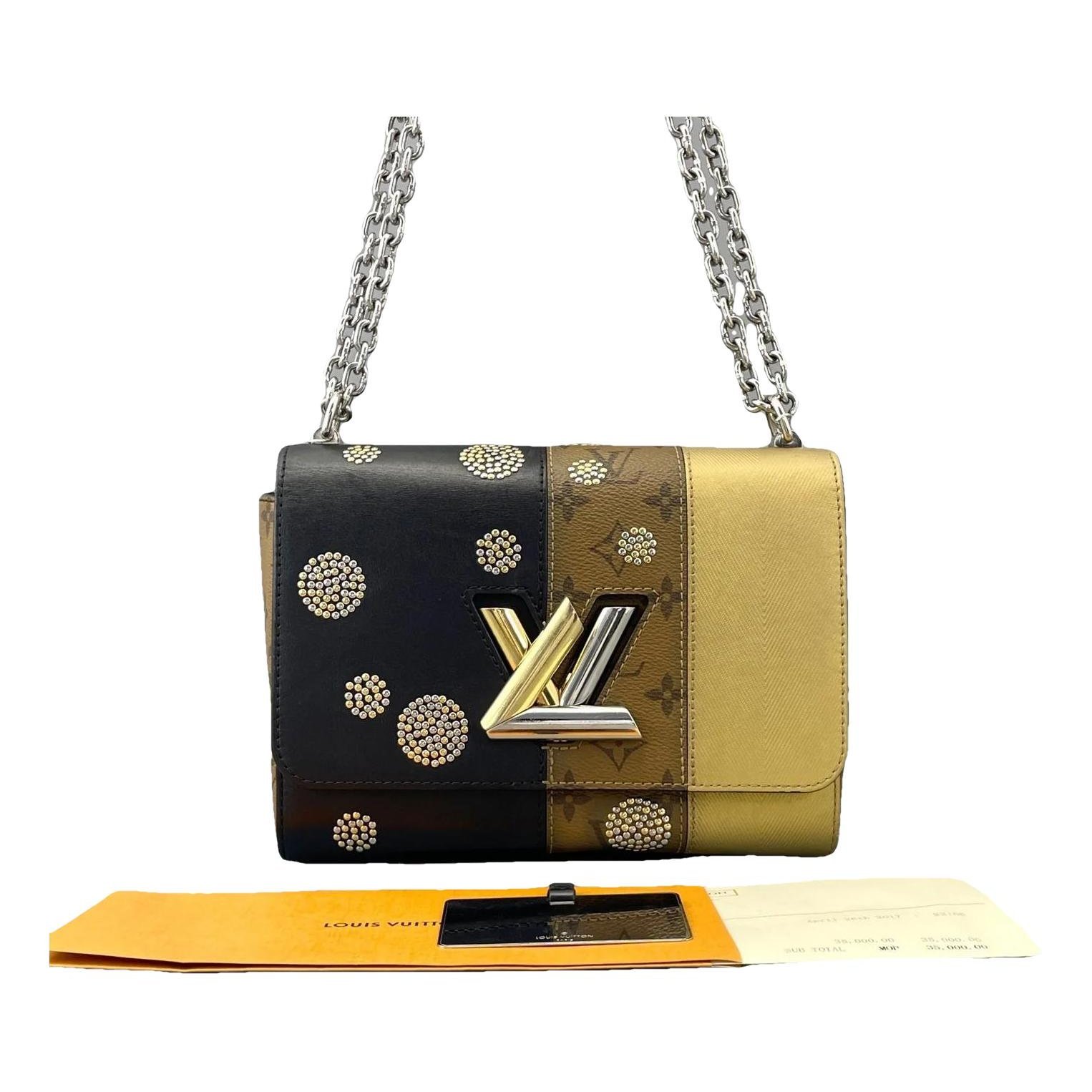 Twist leather mini bag