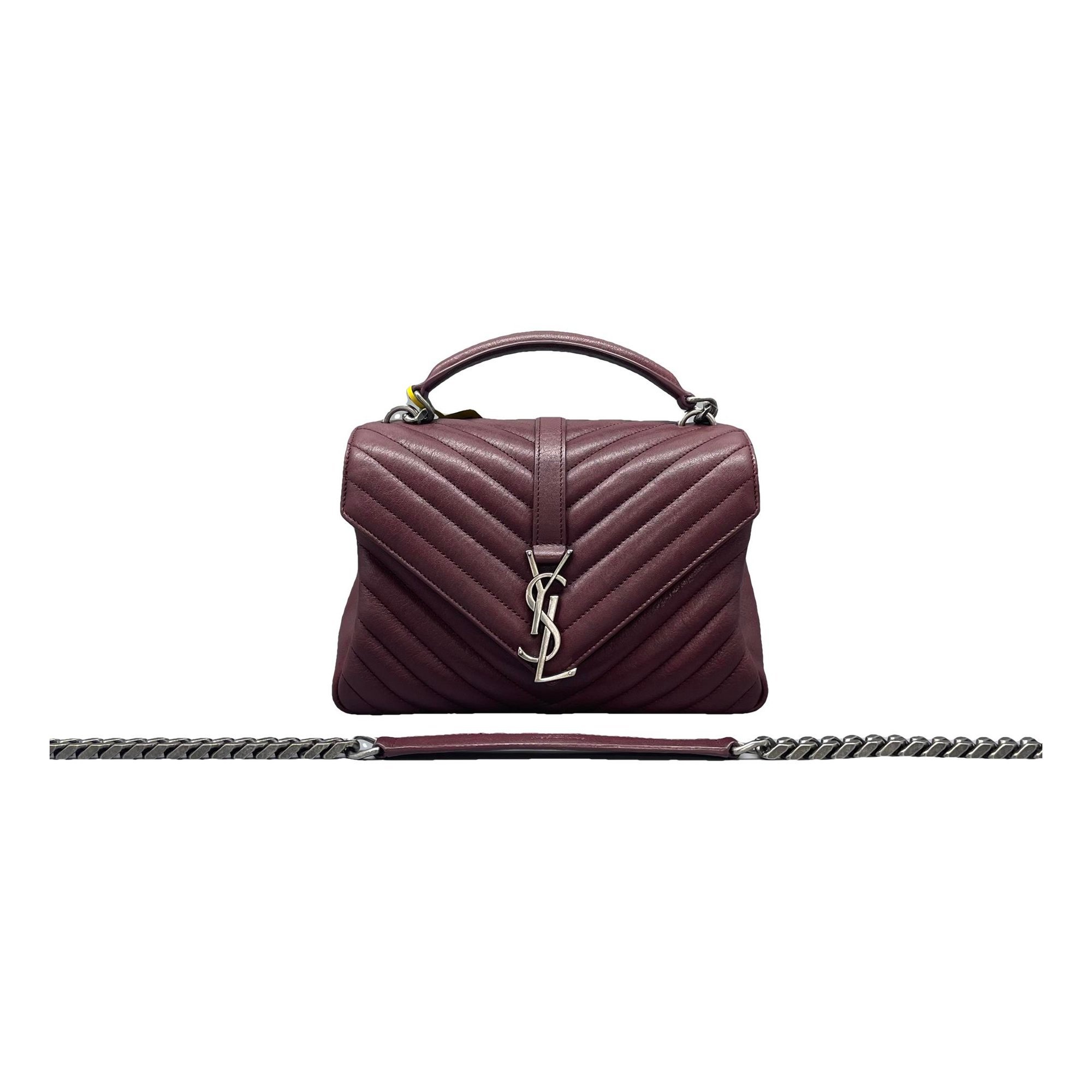 Collége monogramme leather handbag