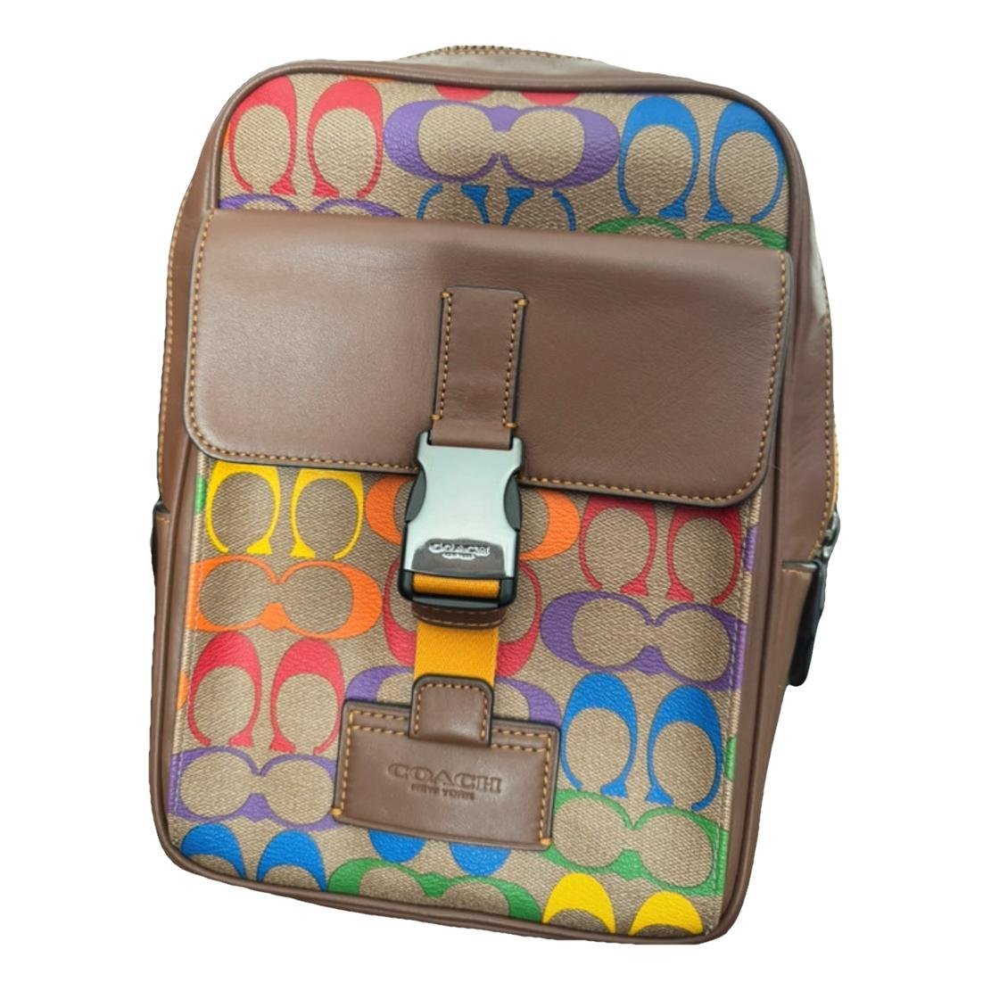 Leather backpack