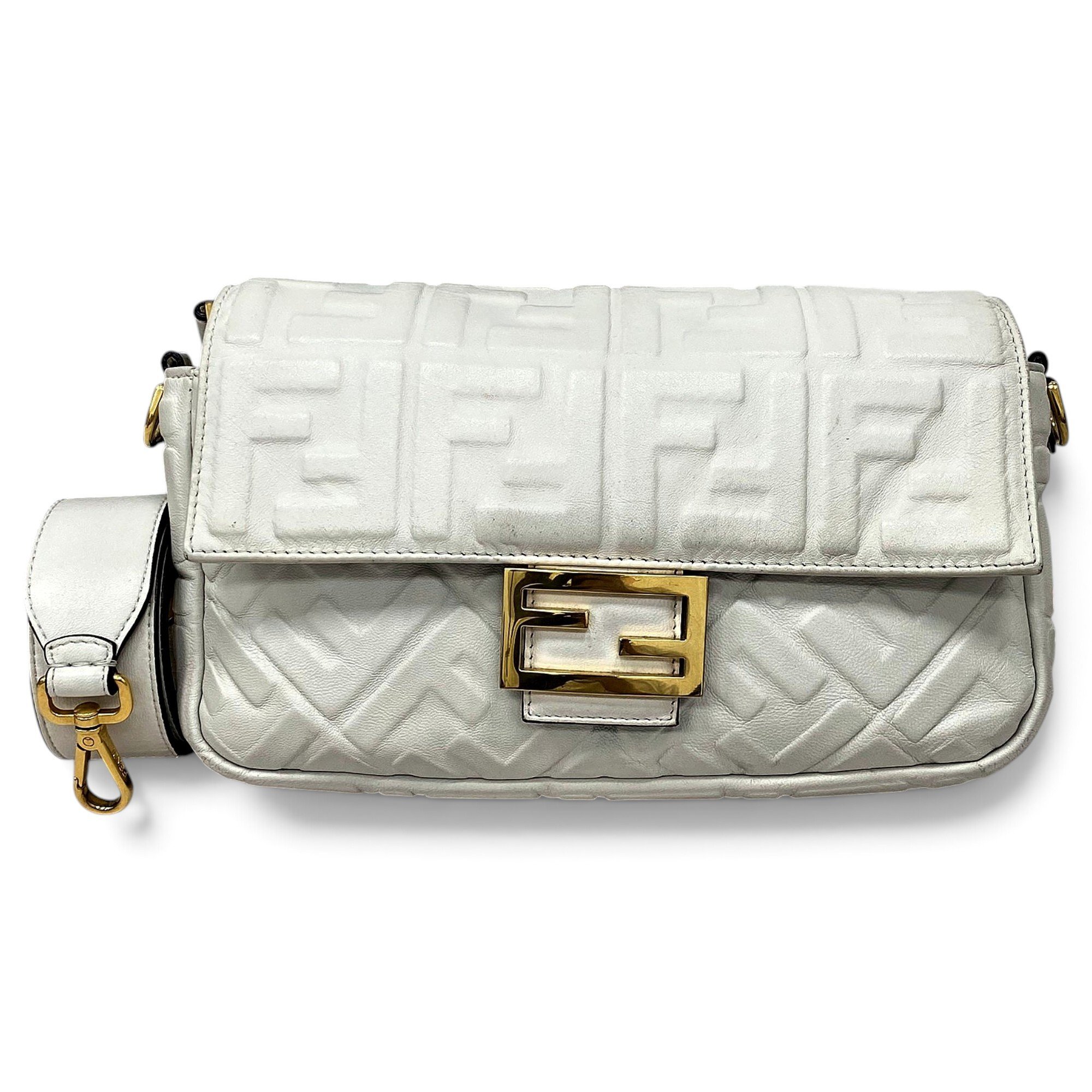 Baguette leather handbag