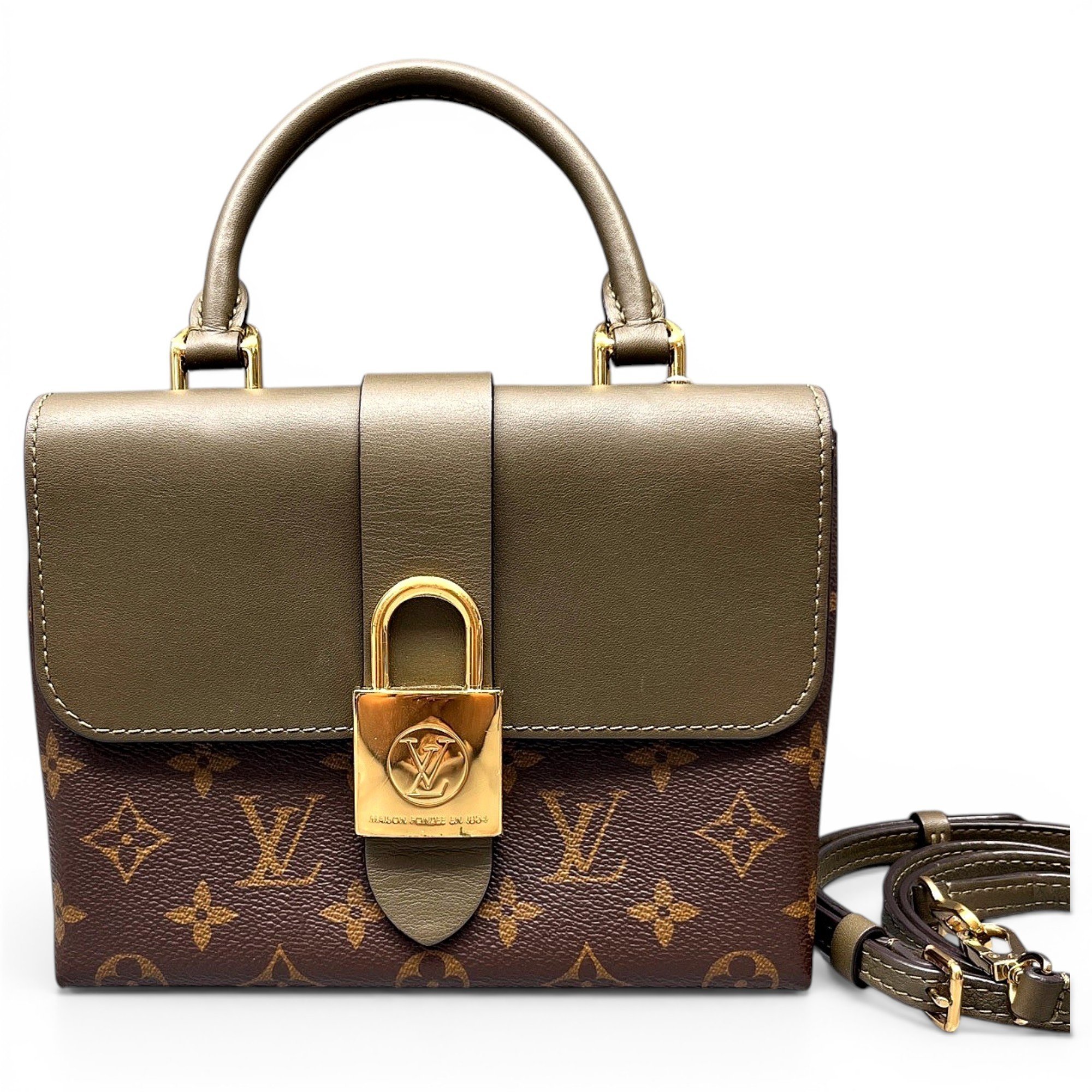 Louis Vuitton Locky BB leather handbag