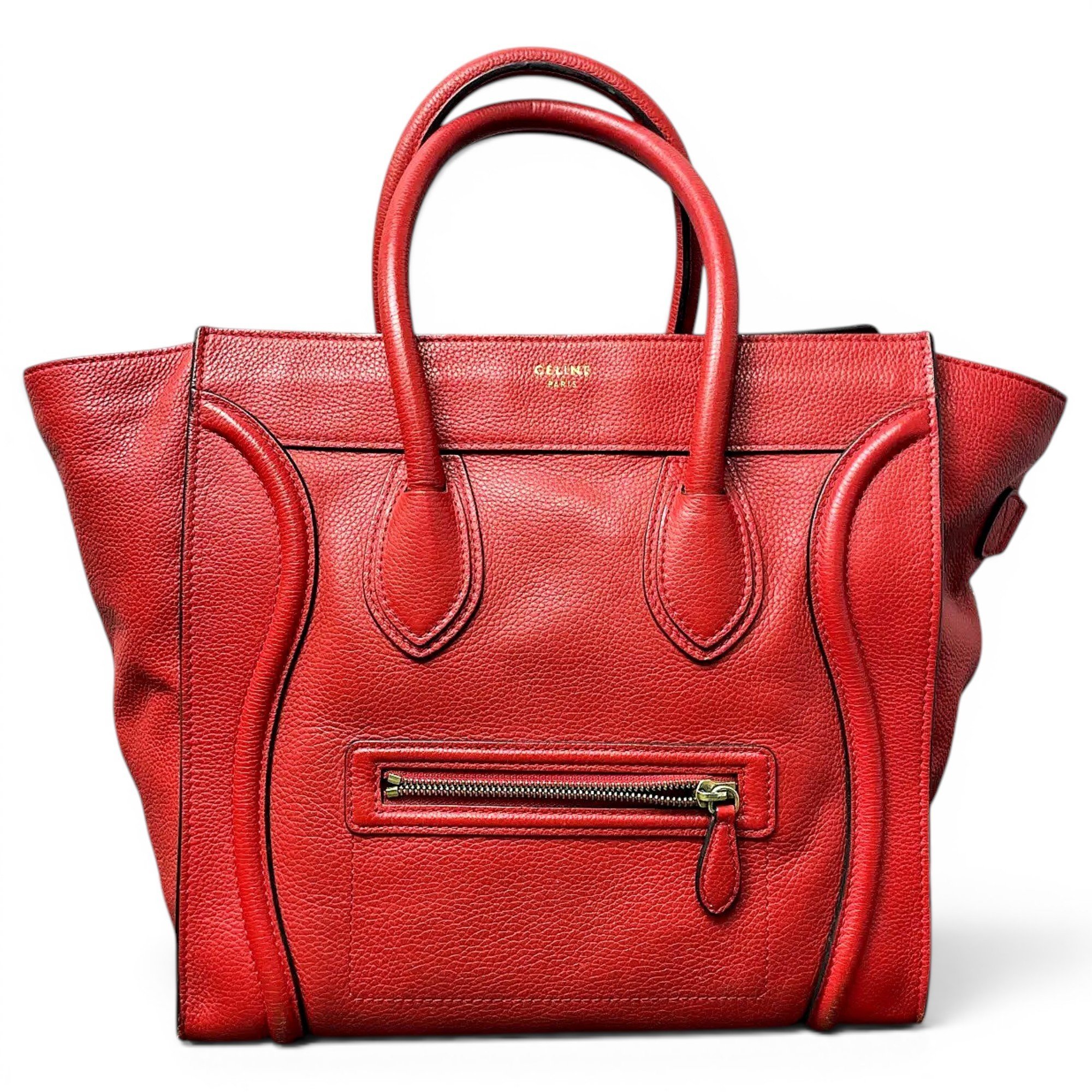 Luggage leather handbag
