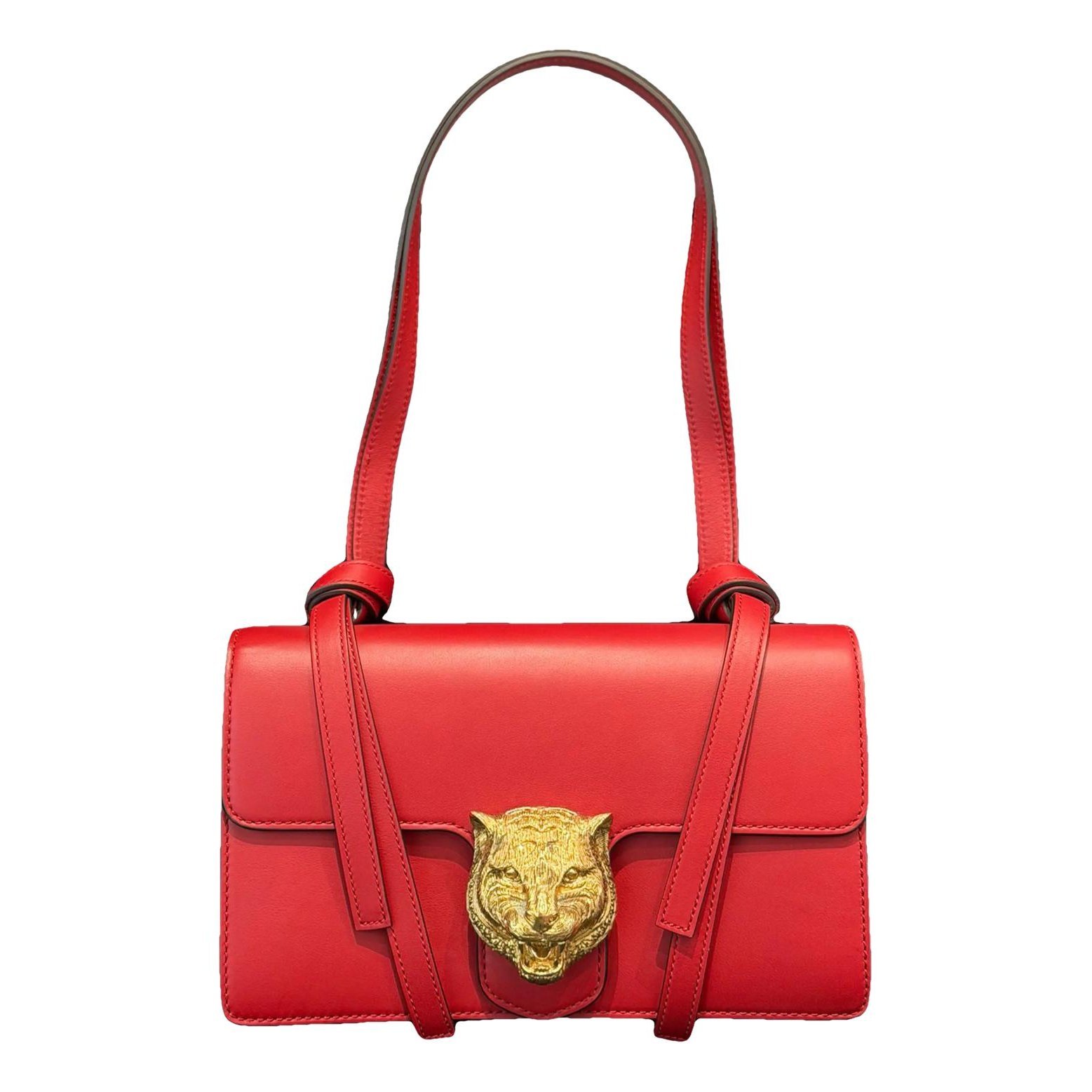 Animalier leather handbag