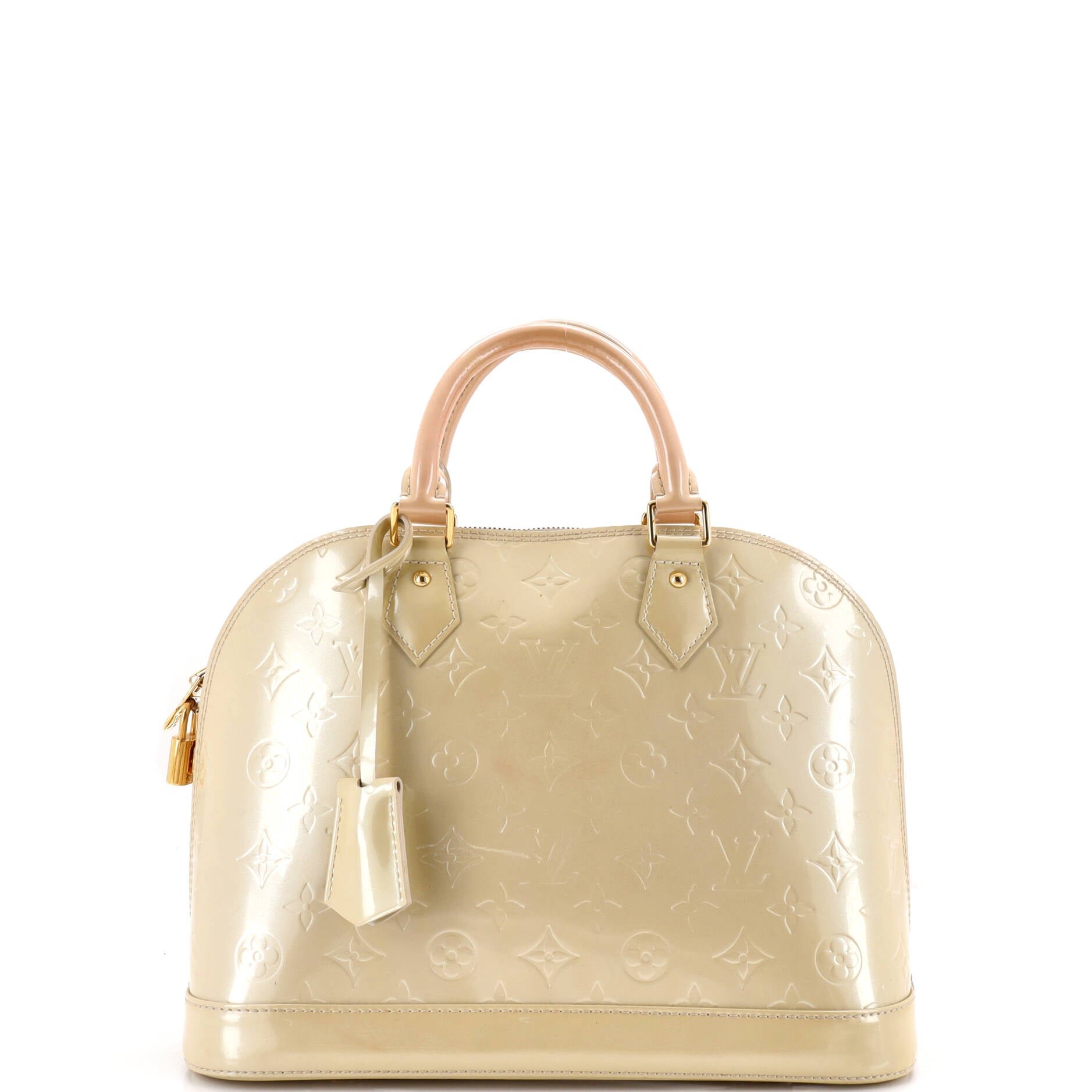 Alma Handbag Monogram Vernis PM