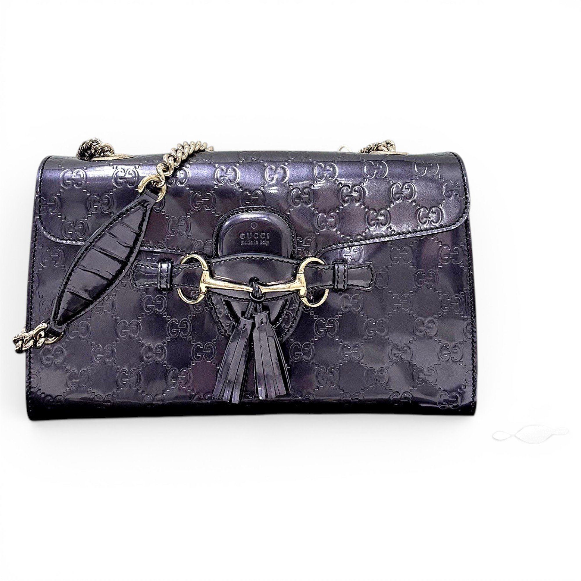 Emily leather crossbody bag