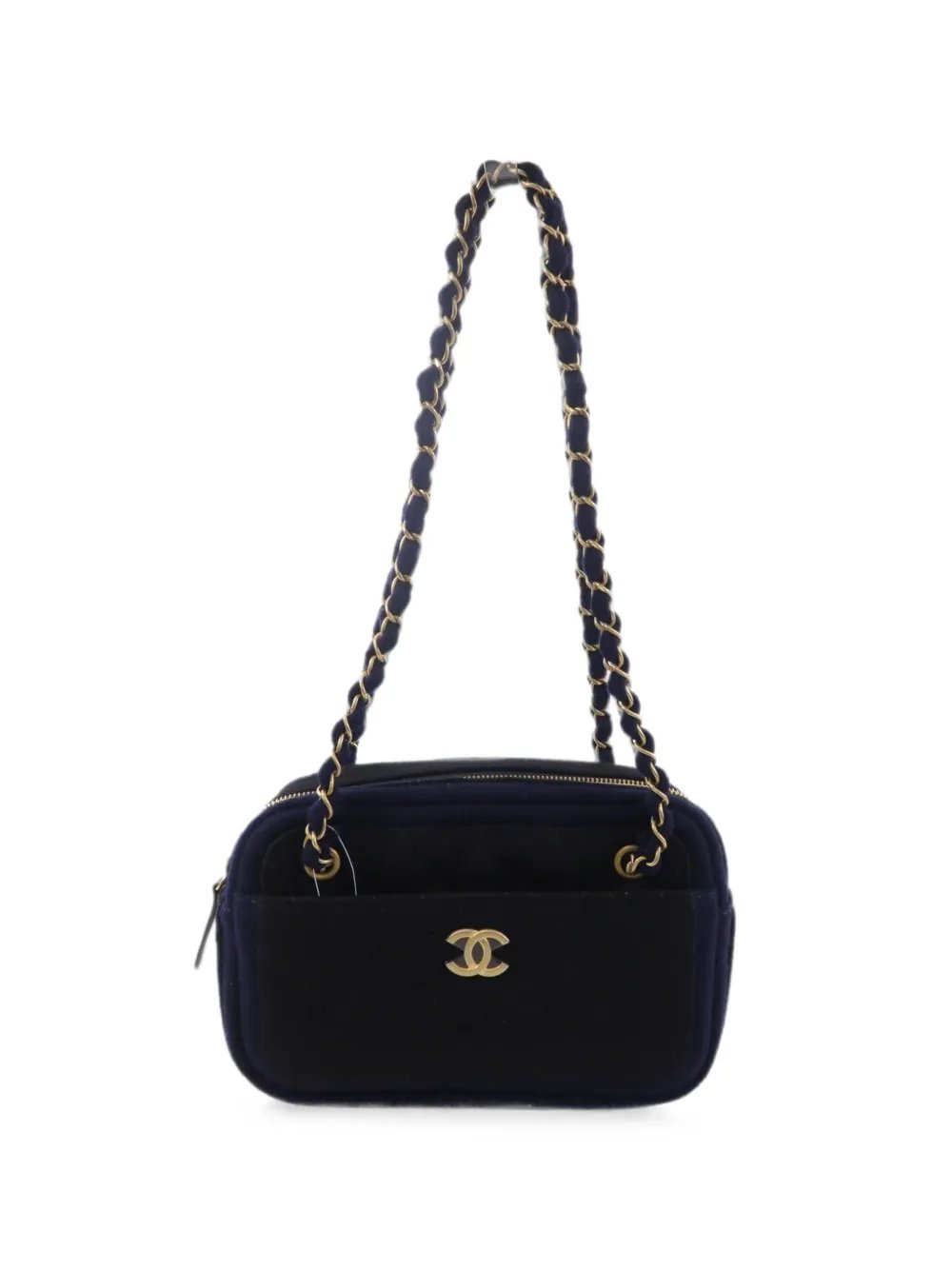 logo-plaque shoulder bag